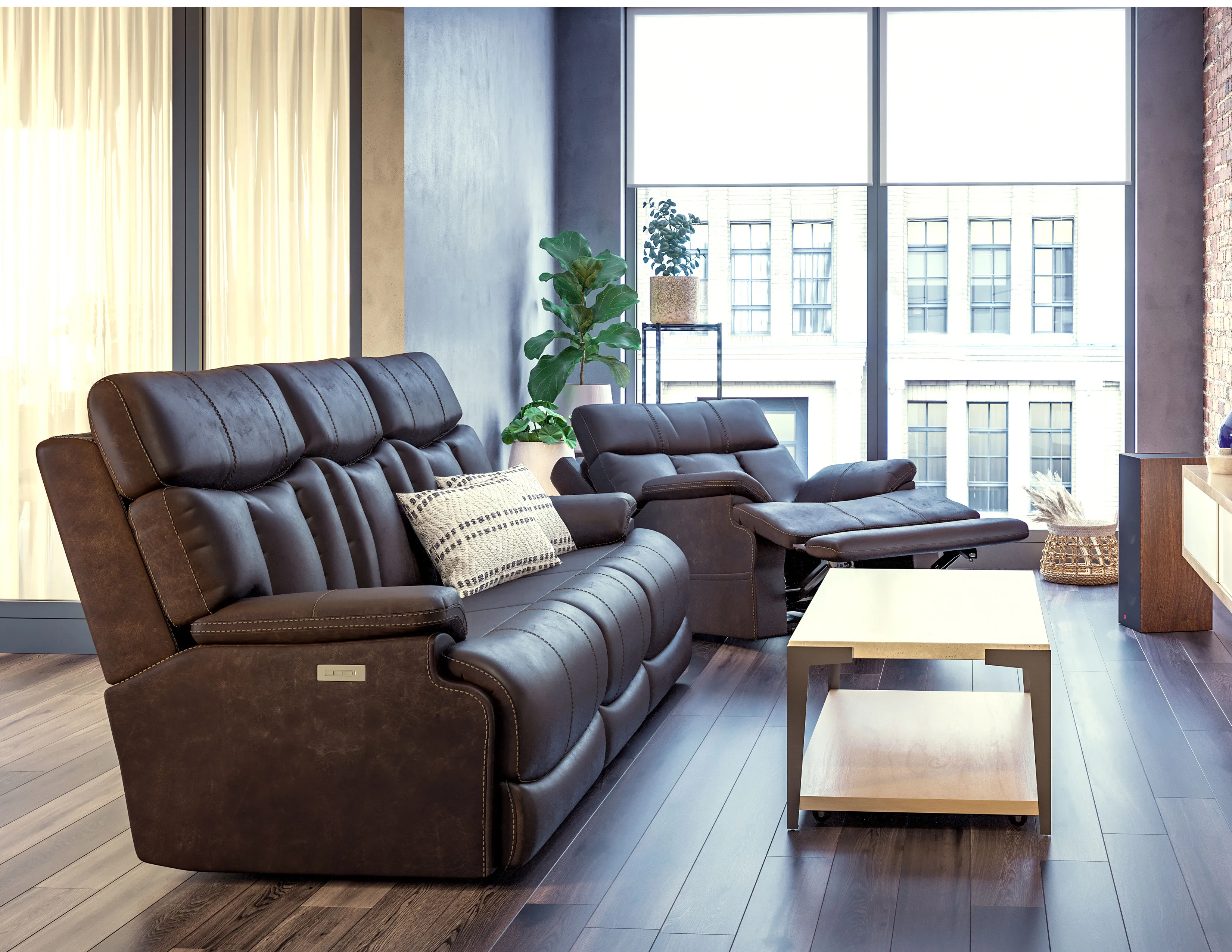 Clive Power Reclining Loveseat with Power Headrests and Lumbar (374-00) in stock 21 Clive Power Reclining Loveseat with Power Headrests and Lumbar (374-00) in stock