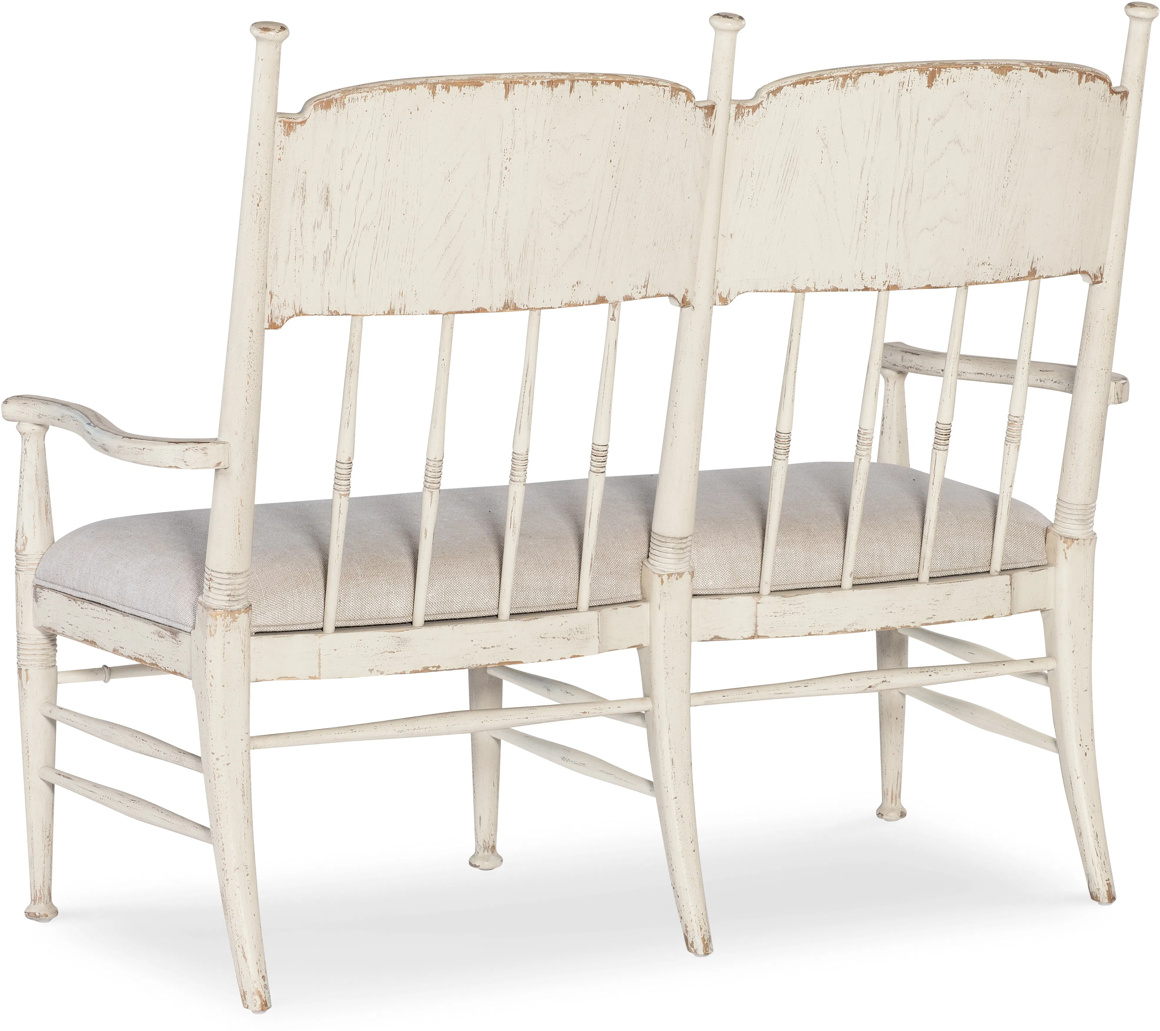 Americana Dining Bench (time worn white finish) 7050-75019-02 2 Americana Dining Bench (time worn white finish) 7050-75019-02