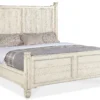 Americana King Panel Bed (time worn white finish) 7050-90266-02
