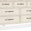 Americana Seven Drawer Dresser (time worn white finish) 7050-90002-02 10 Americana Seven Drawer Dresser (time worn white finish) 7050-90002-02