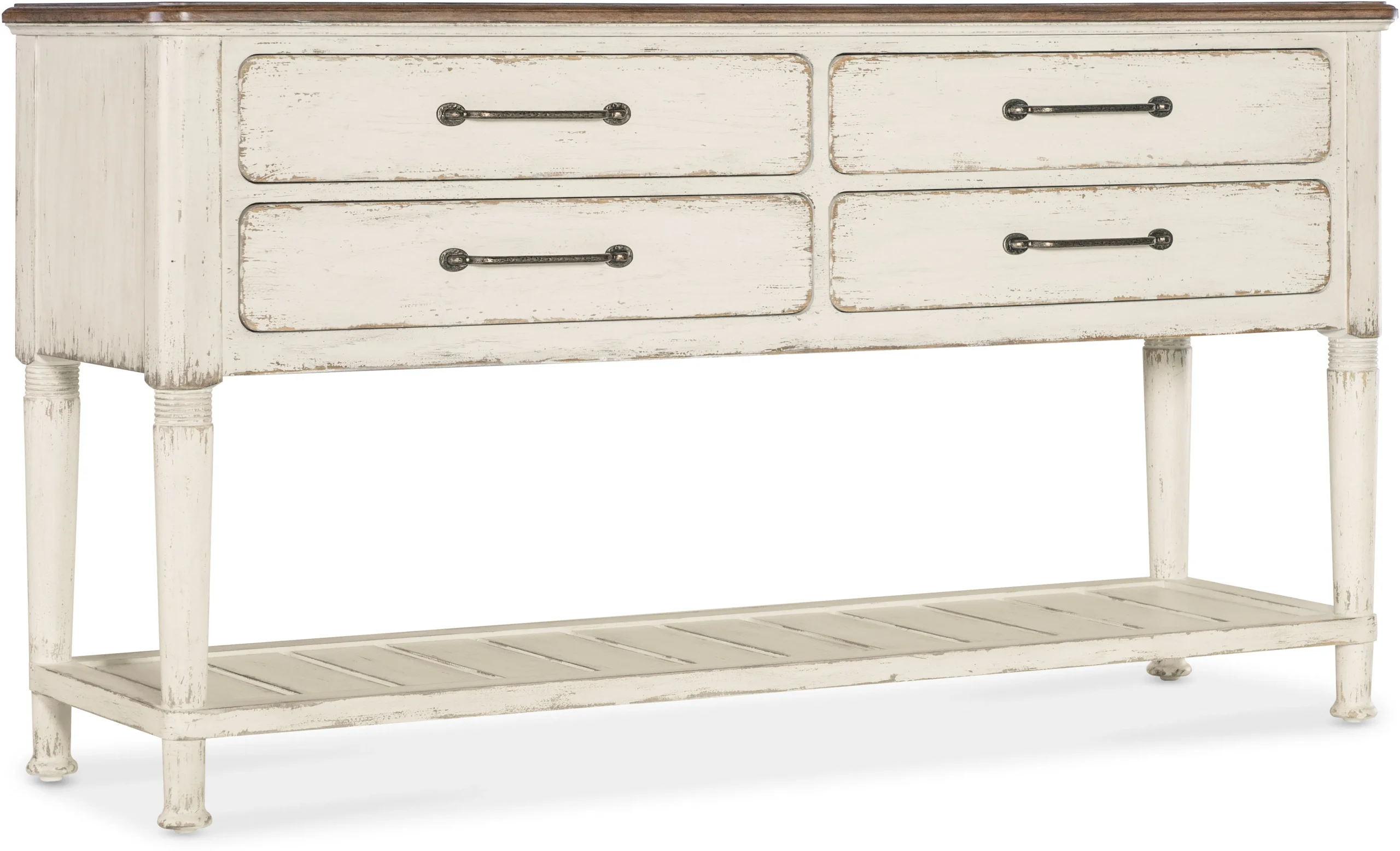Americana Server (time warn white finish w/ honey top) 7050-75917-02 1 Americana Server (time warn white finish w/ honey top) 7050-75917-02