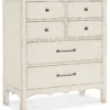 Americana Six-Drawer Chest (time worn white finish) 7050-90110-02