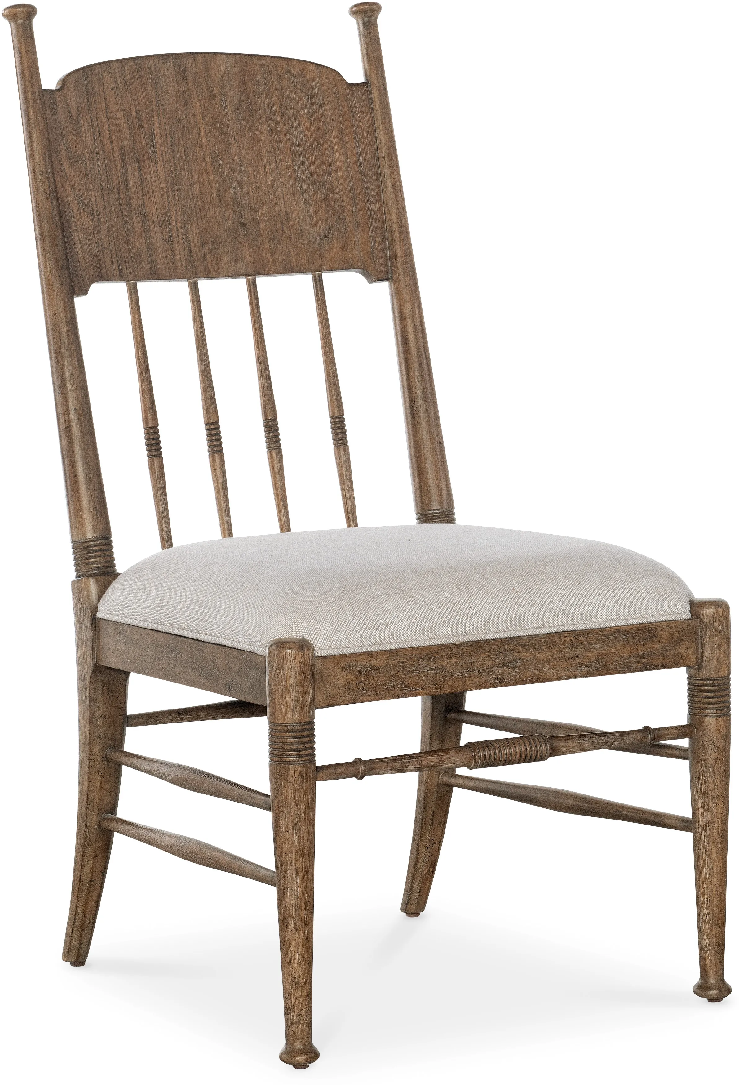 Americana Upholstered Seat Side Chair (honey finish) 7050-75310-85 1 Americana Upholstered Seat Side Chair (honey finish) 7050-75310-85