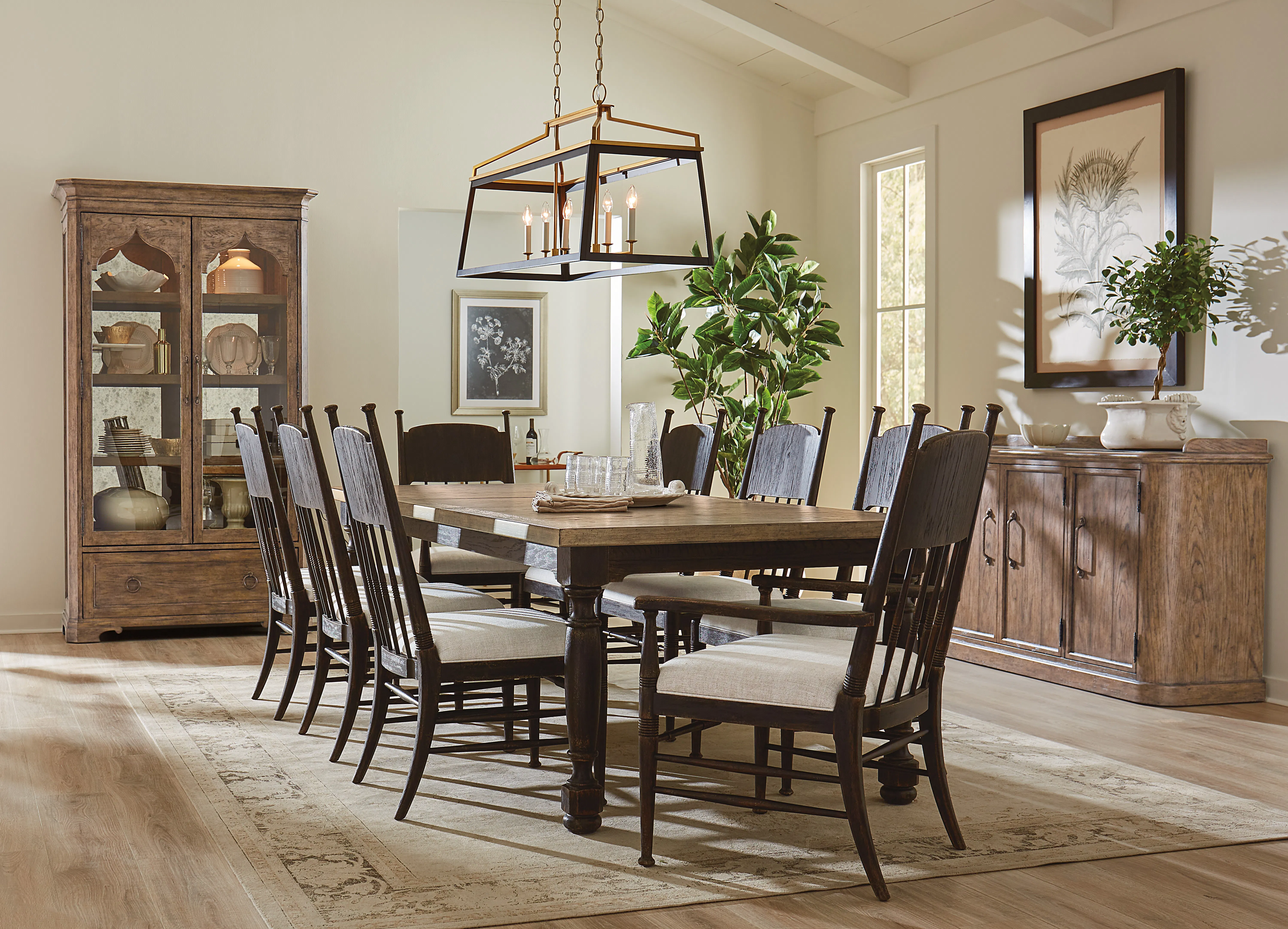 Americana Upholstered Seat Side Chair (molasses finish) 7050-75310-89 4 Americana Upholstered Seat Side Chair (molasses finish) 7050-75310-89