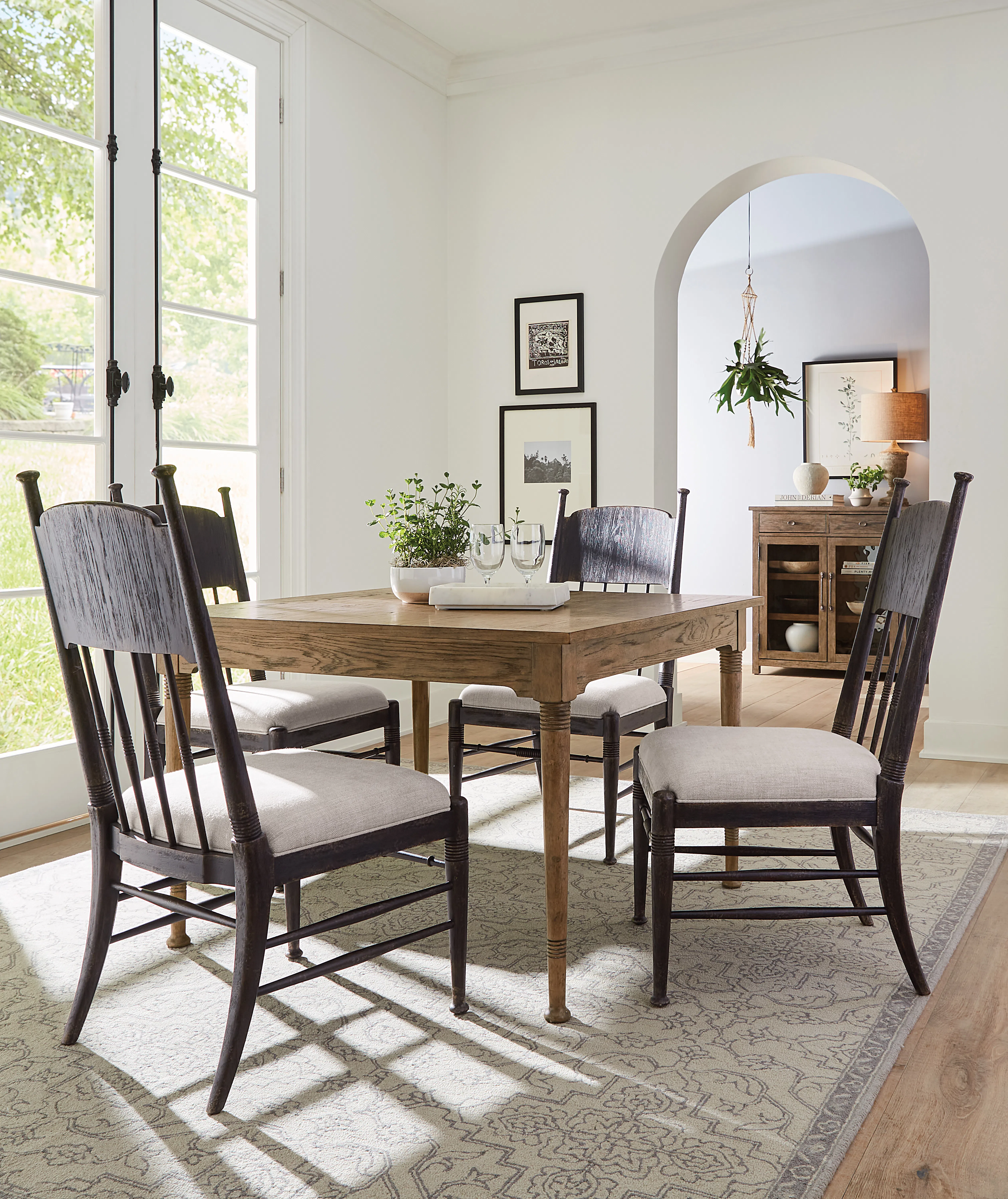 Americana Upholstered Seat Side Chair (molasses finish) 7050-75310-89 6 Americana Upholstered Seat Side Chair (molasses finish) 7050-75310-89