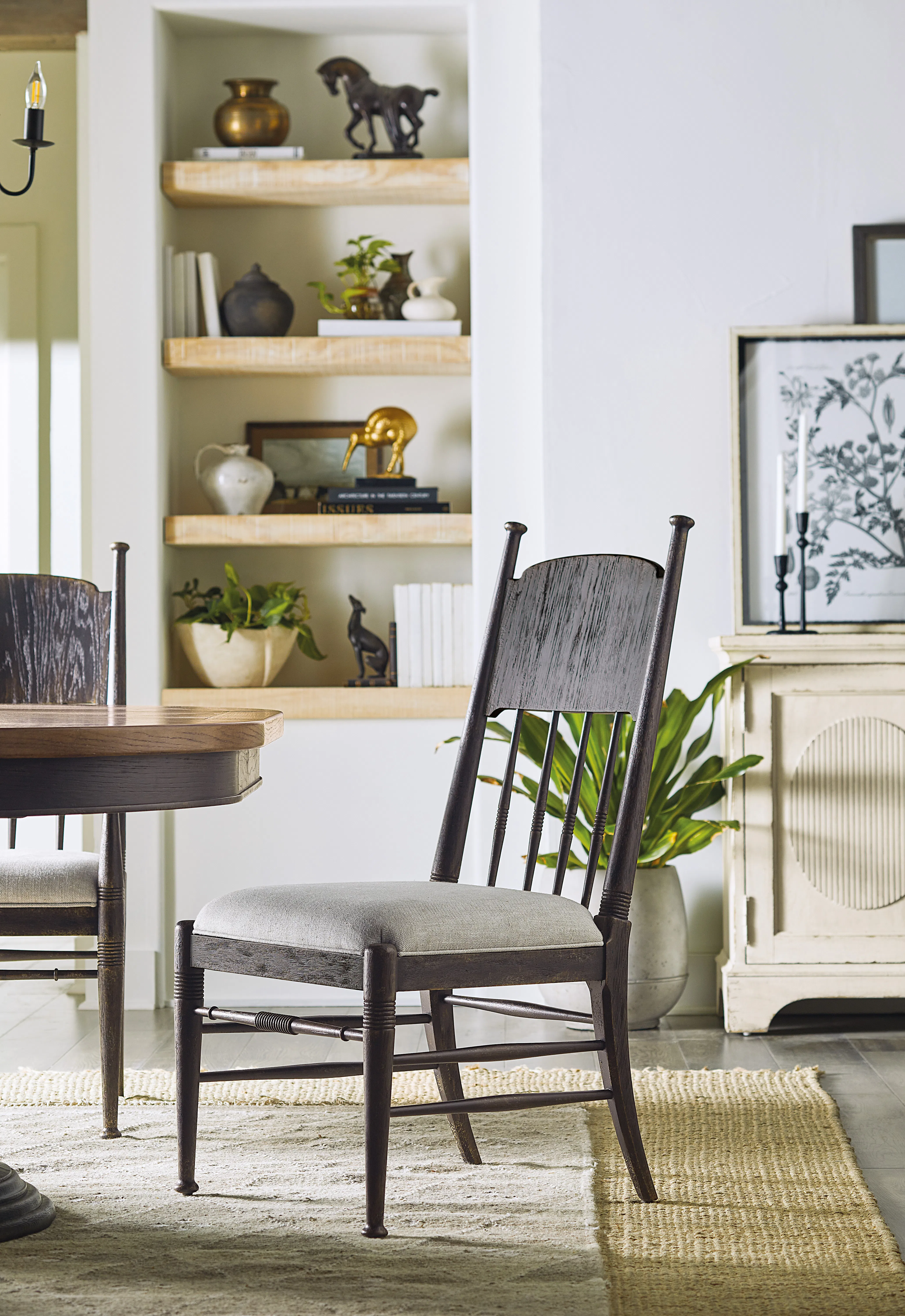Americana Upholstered Seat Side Chair (molasses finish) 7050-75310-89 7 Americana Upholstered Seat Side Chair (molasses finish) 7050-75310-89