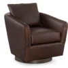 Patrick Leather Swivel Chair (+45 leathers)