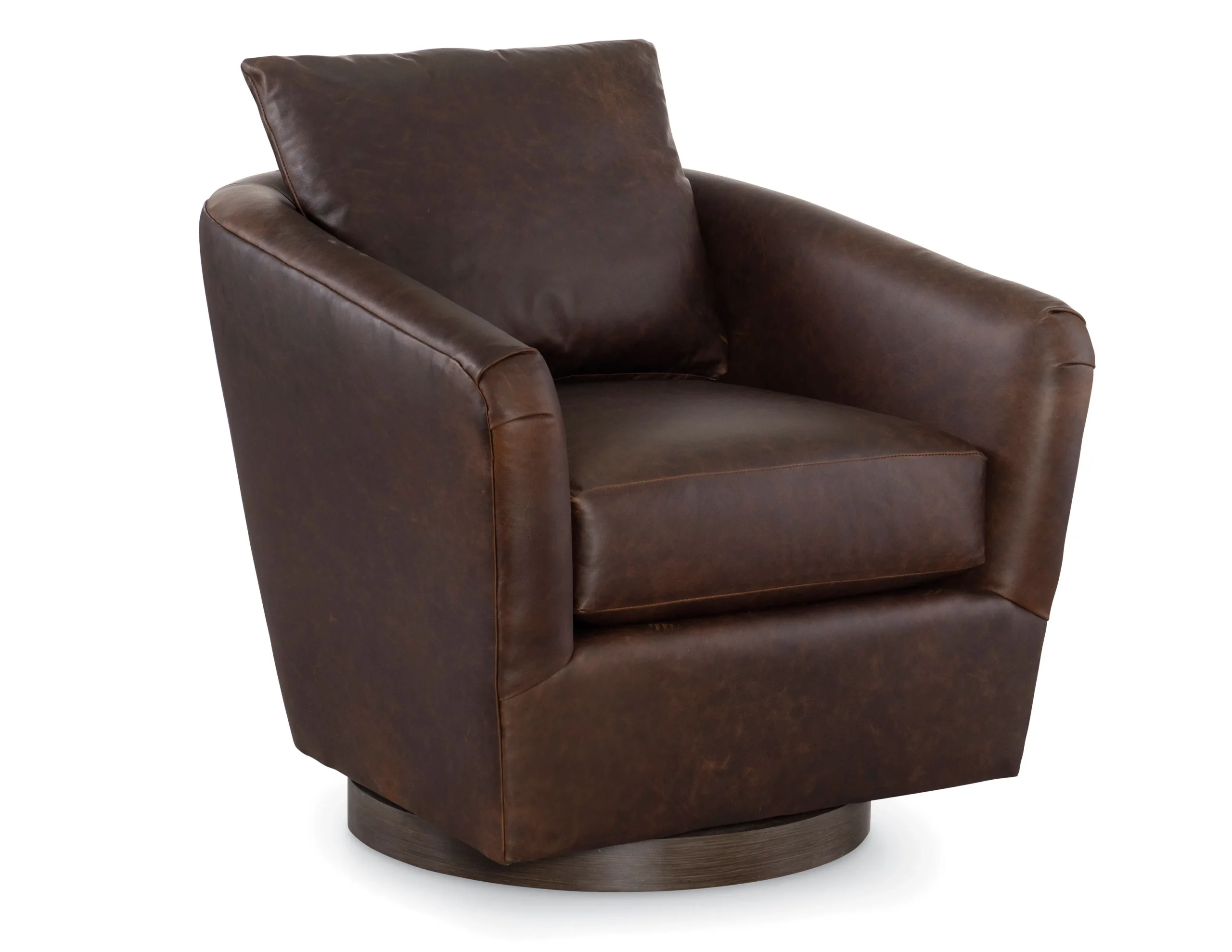 Patrick Leather Swivel Chair (+45 leathers) 1 Patrick Leather Swivel Chair (+45 leathers)