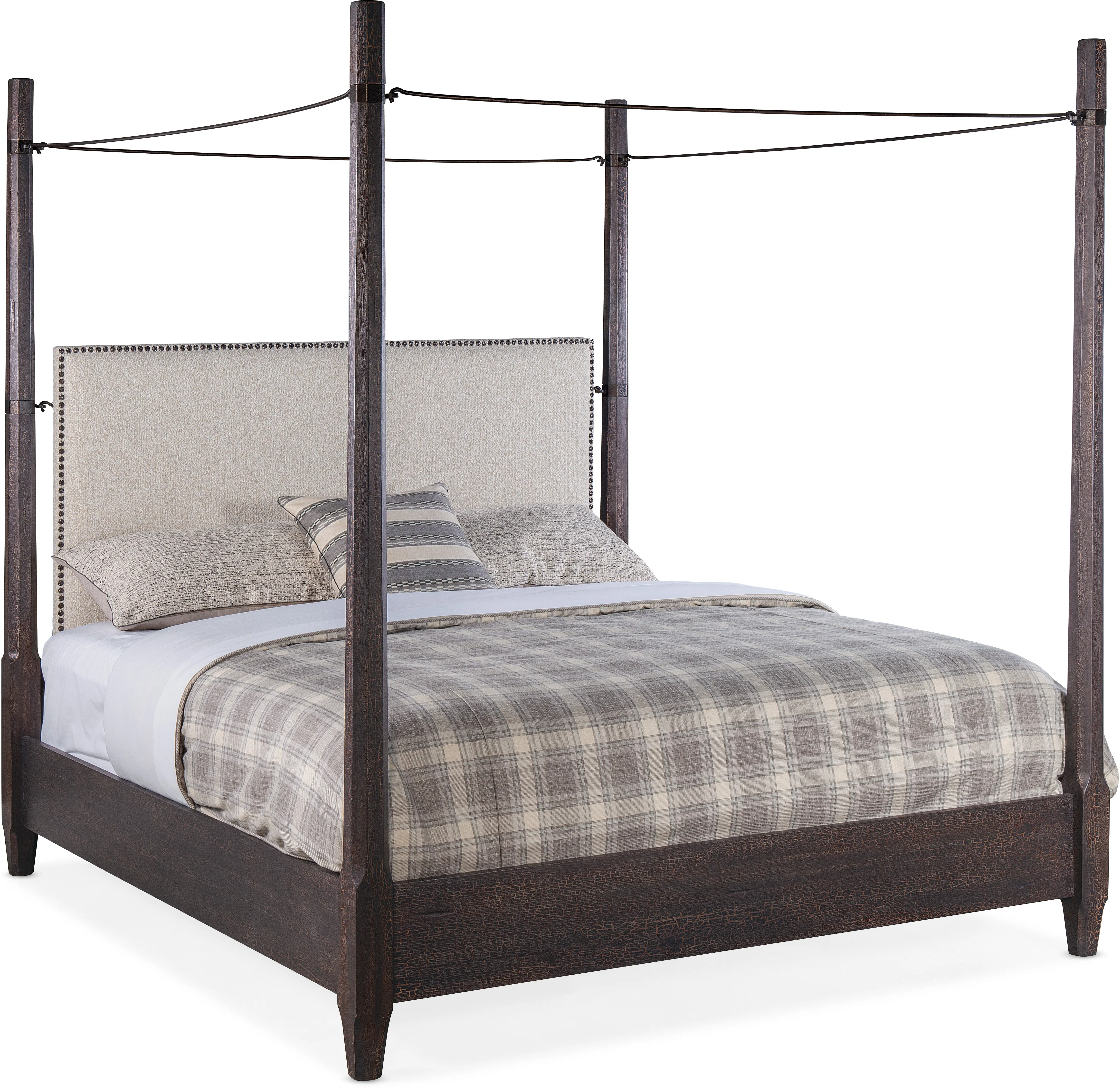 Big Sky King Poster Bed w/canopy (charred timber finish) 6700-90666-98 1 Big Sky King Poster Bed w/canopy (charred timber finish) 6700-90666-98