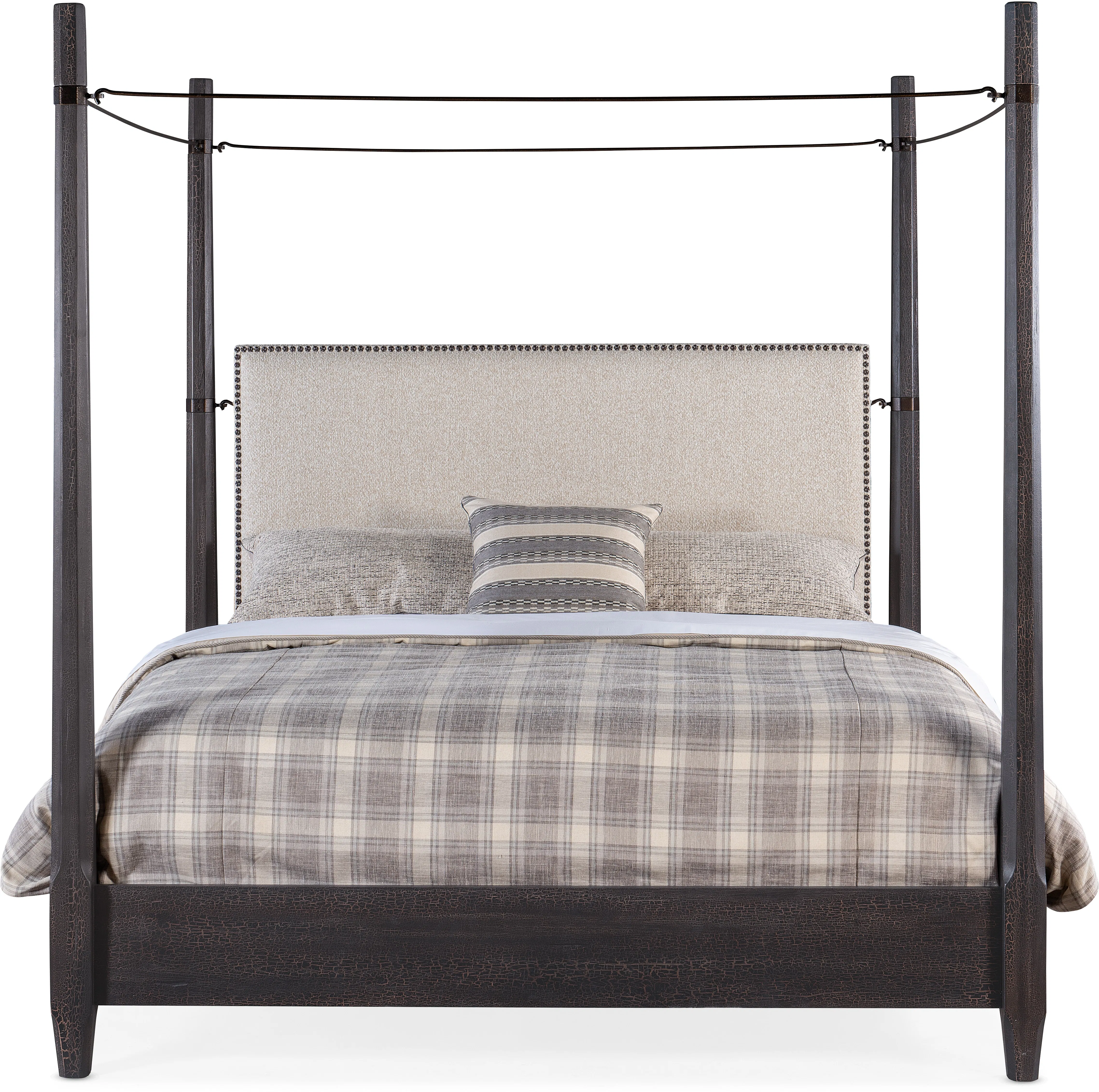 Big Sky King Poster Bed w/canopy (charred timber finish) 6700-90666-98 2 Big Sky King Poster Bed w/canopy (charred timber finish) 6700-90666-98