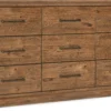 Big Sky Nine Drawer Dresser (vintage natural finish) 6700-90202-80 8 Big Sky Nine Drawer Dresser (vintage natural finish) 6700-90202-80