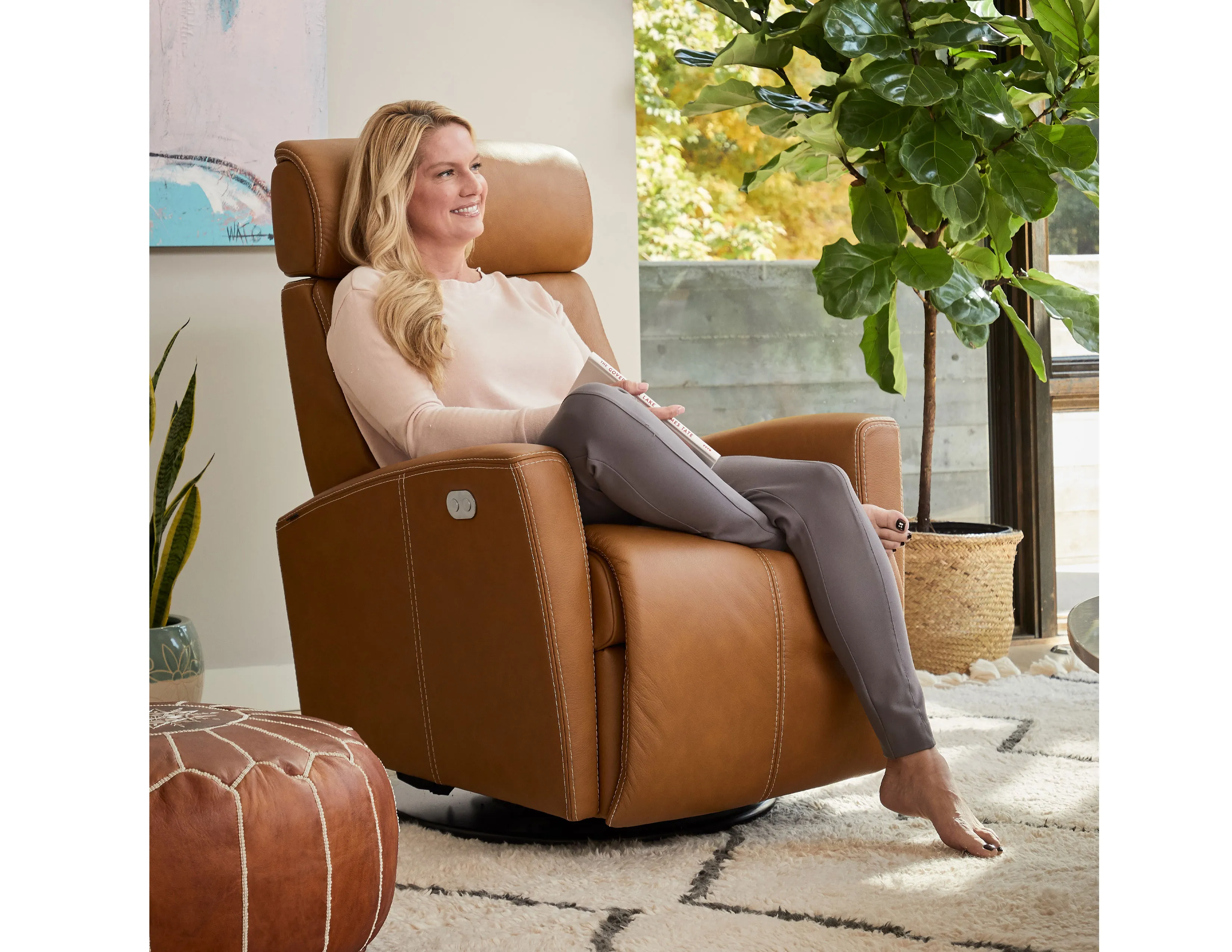 Milan Swivel Glider Power Headrest Power Recliner (+40 leathers) 9 Milan Swivel Glider Power Headrest Power Recliner (+40 leathers)