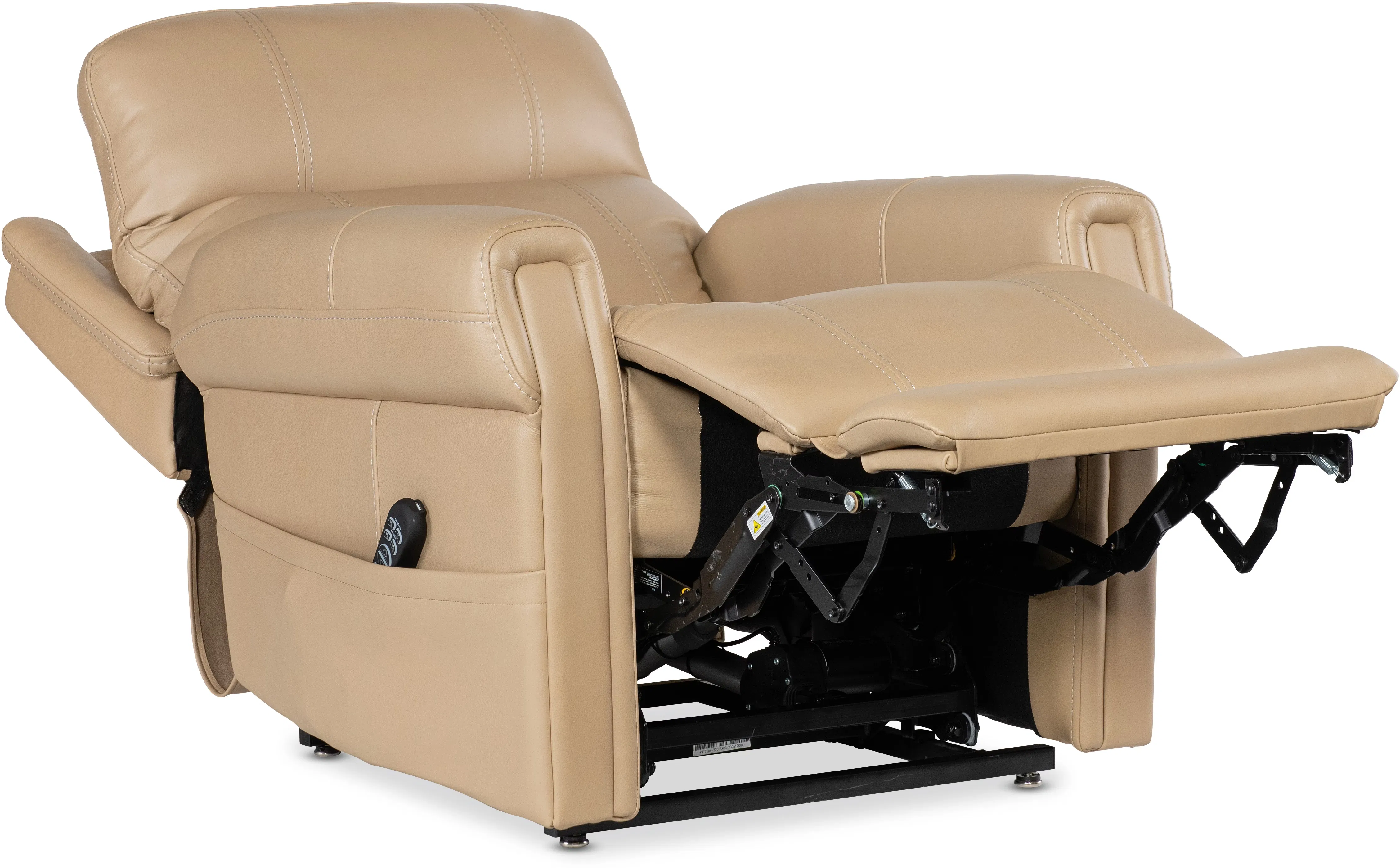 Carroll Power Lift Recliner with Power Headrest and Lumbar Tan (In stock) 4 Carroll Power Lift Recliner with Power Headrest and Lumbar Tan (In stock)