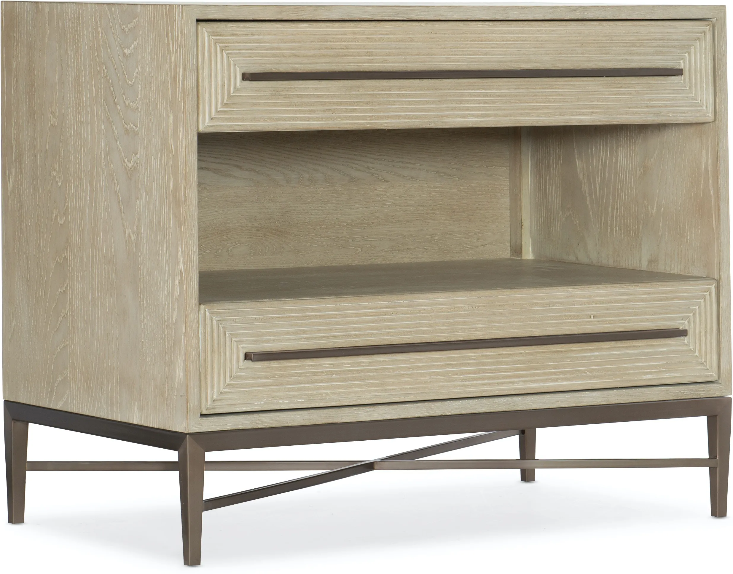 Cascade Two-Drawer Nightstand 1 Cascade Two-Drawer Nightstand