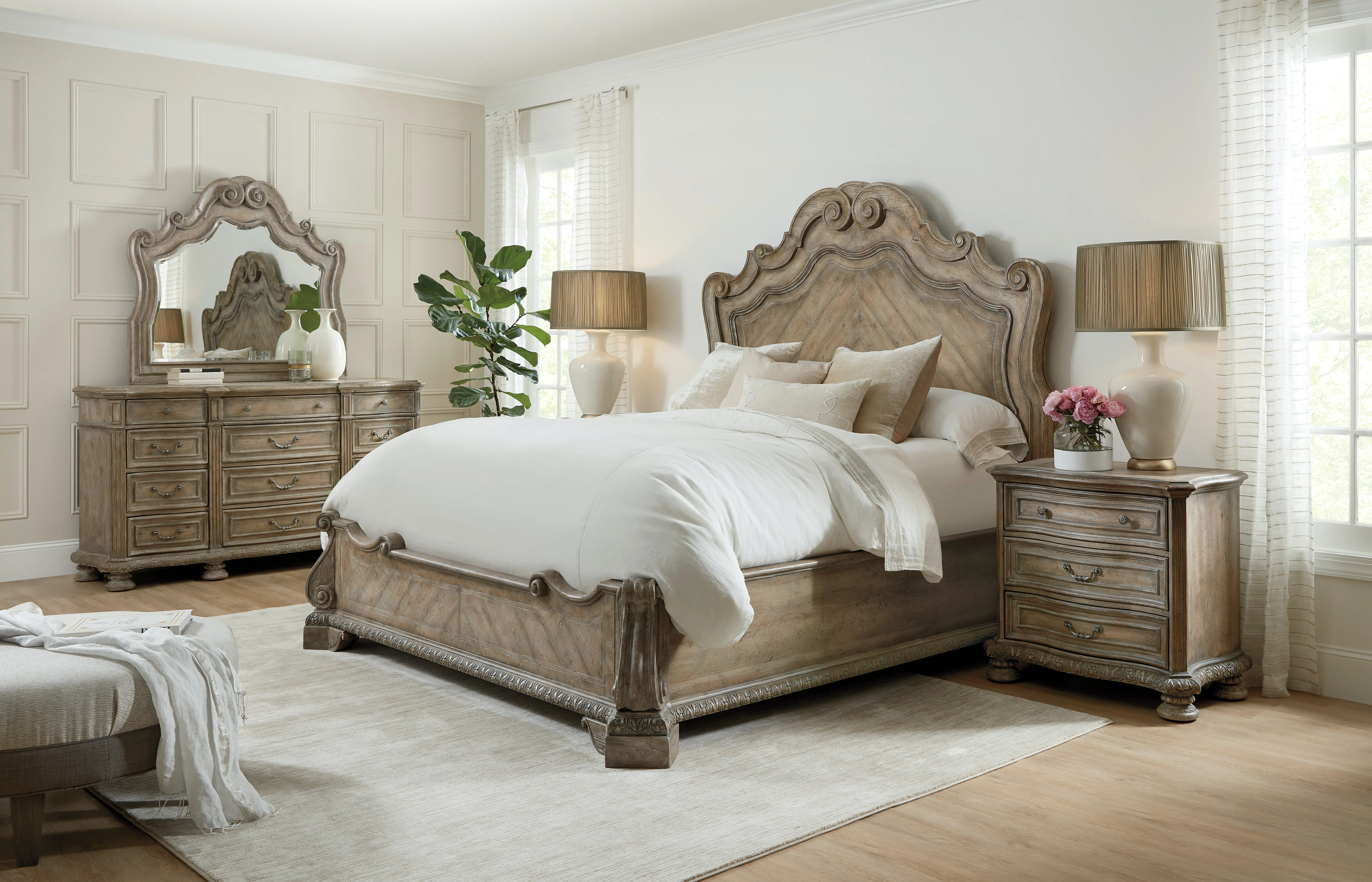 Castella King Panel Bed 2 Castella King Panel Bed