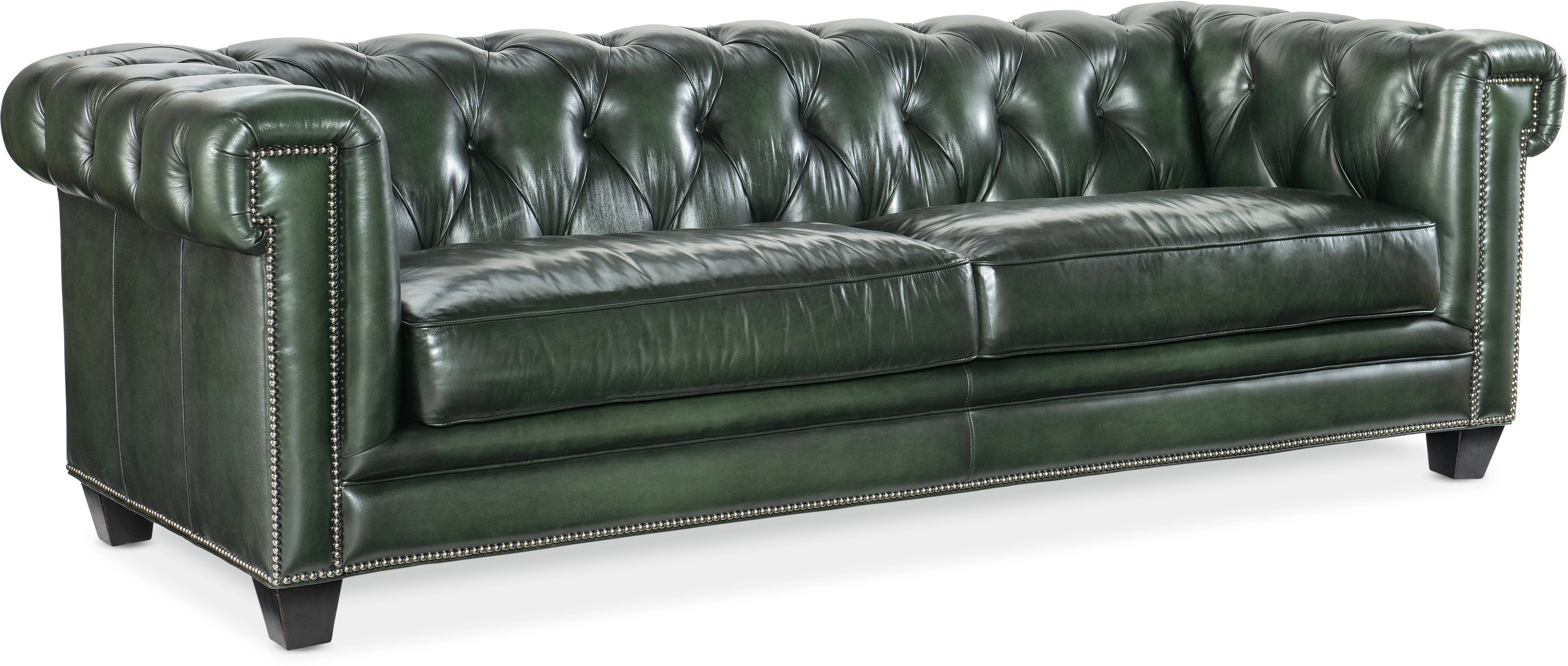 Charleston 96" Tufted Leather Sofa (In stock) 1 Charleston 96" Tufted Leather Sofa (In stock)