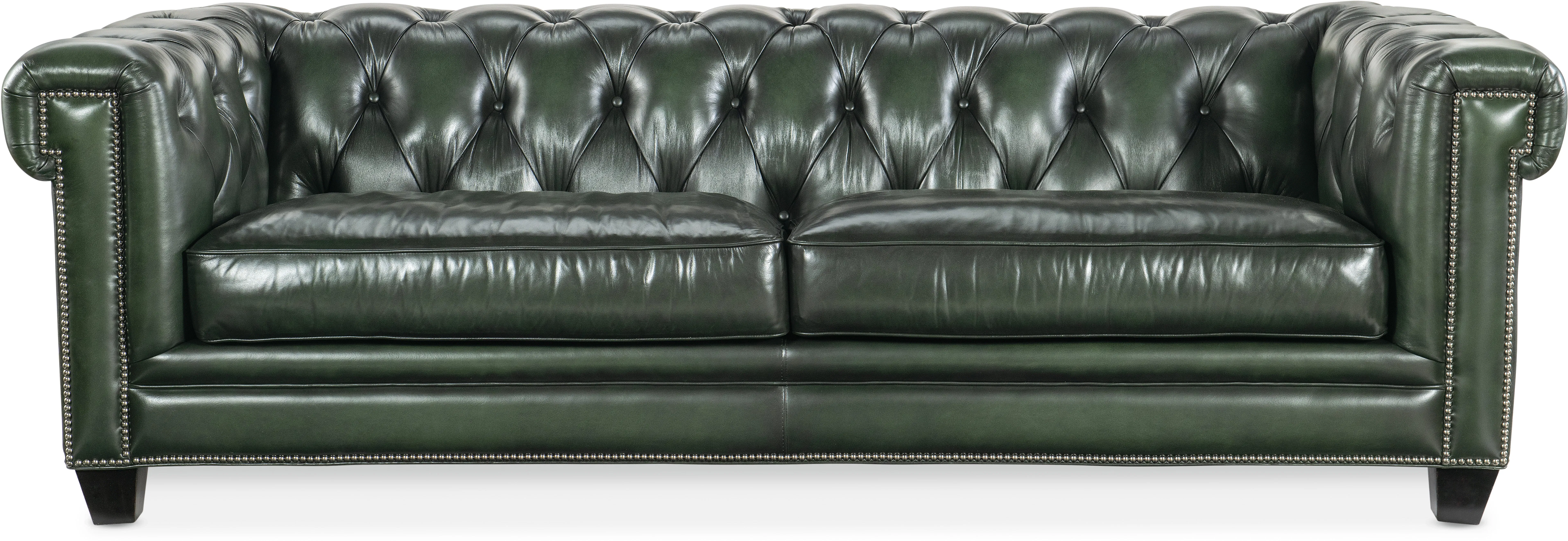 Charleston 96" Tufted Leather Sofa (In stock) 2 Charleston 96" Tufted Leather Sofa (In stock)