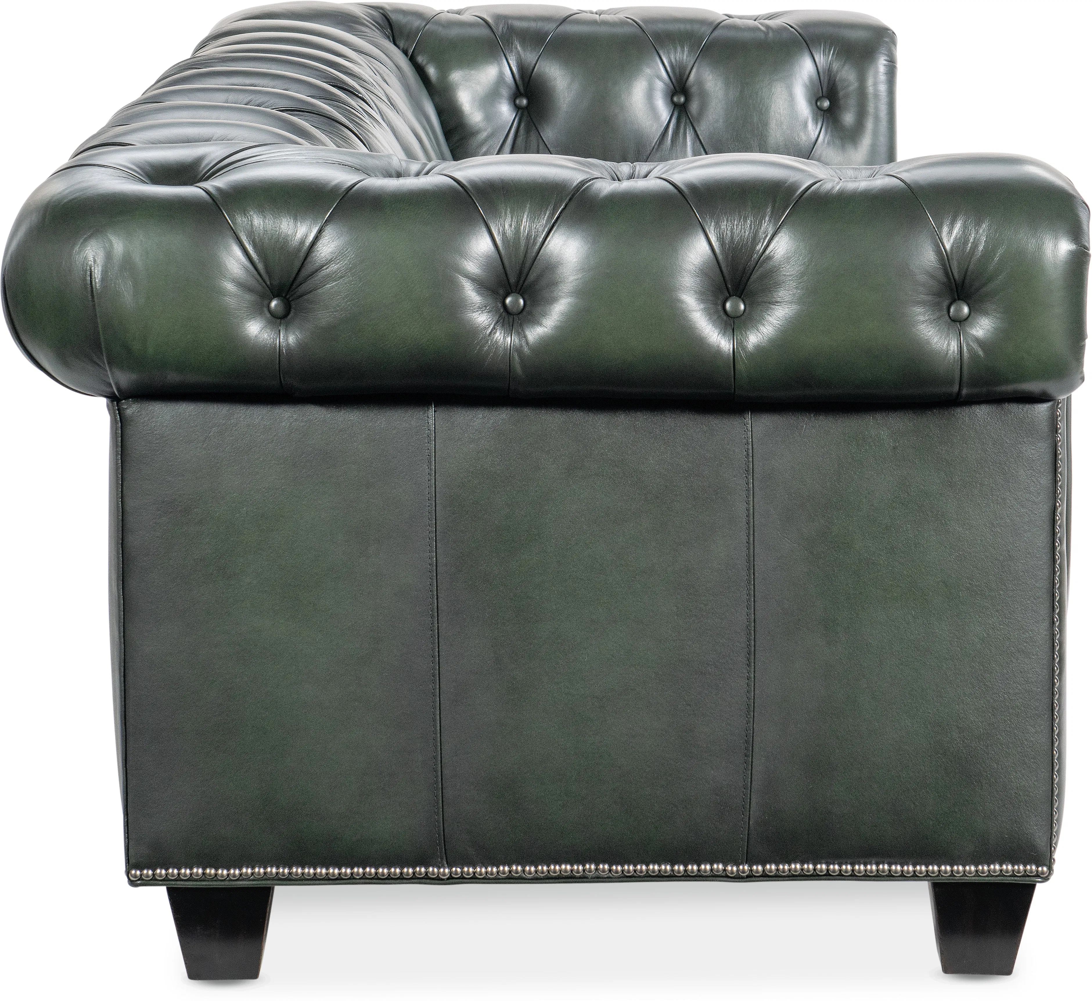 Charleston 96" Tufted Leather Sofa (In stock) 4 Charleston 96" Tufted Leather Sofa (In stock)