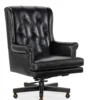 Charleston Executive Leather Swivel Tilt Chair (black) EC110-099