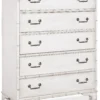 Charleston Five-Drawer Chest (white heron finish) 6750-90210-06 11 Charleston Five-Drawer Chest (white heron finish) 6750-90210-06