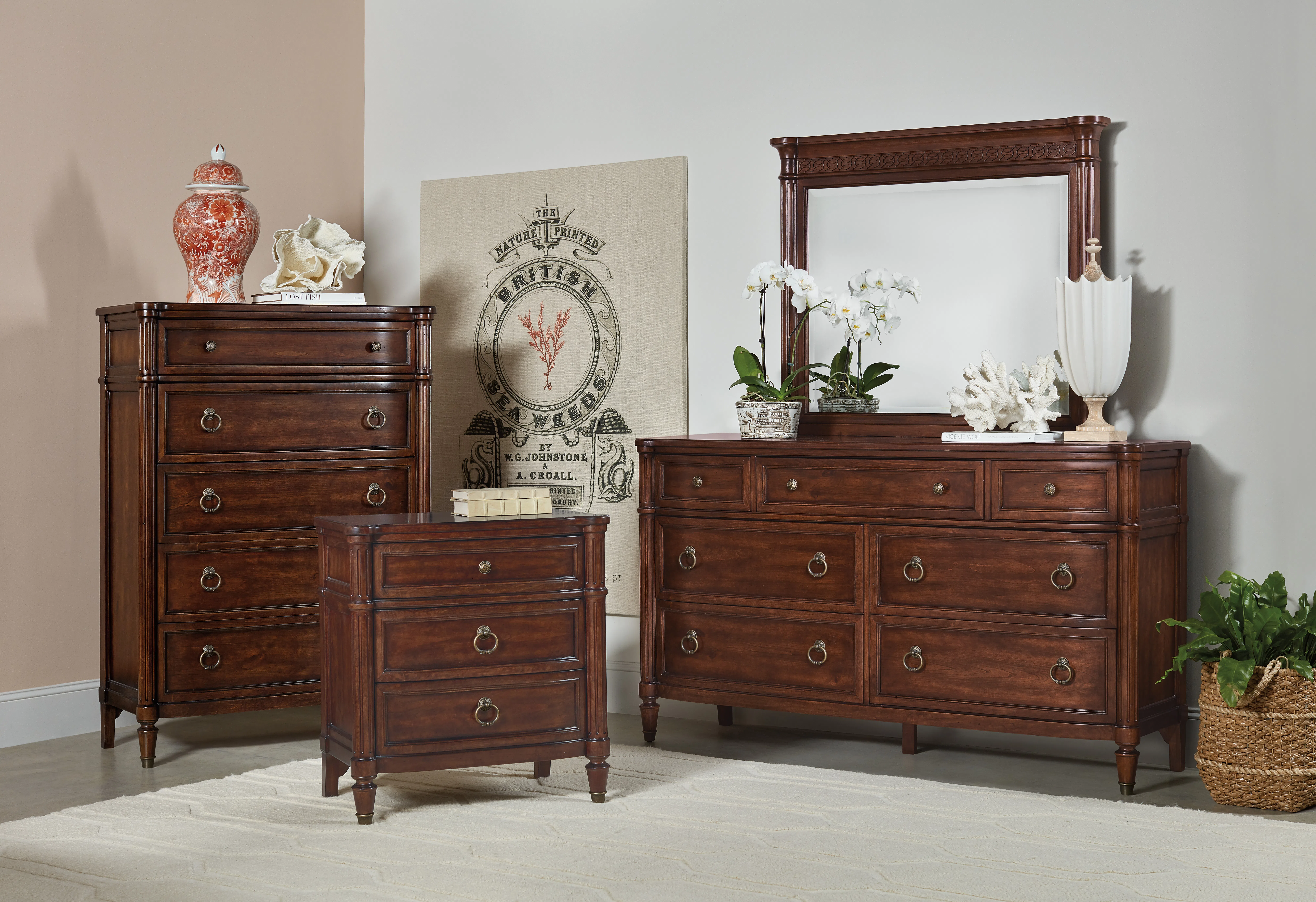 Charleston Landscape Mirror (maraschino cherry finish) 6750-90008-85 2 Charleston Landscape Mirror (maraschino cherry finish) 6750-90008-85