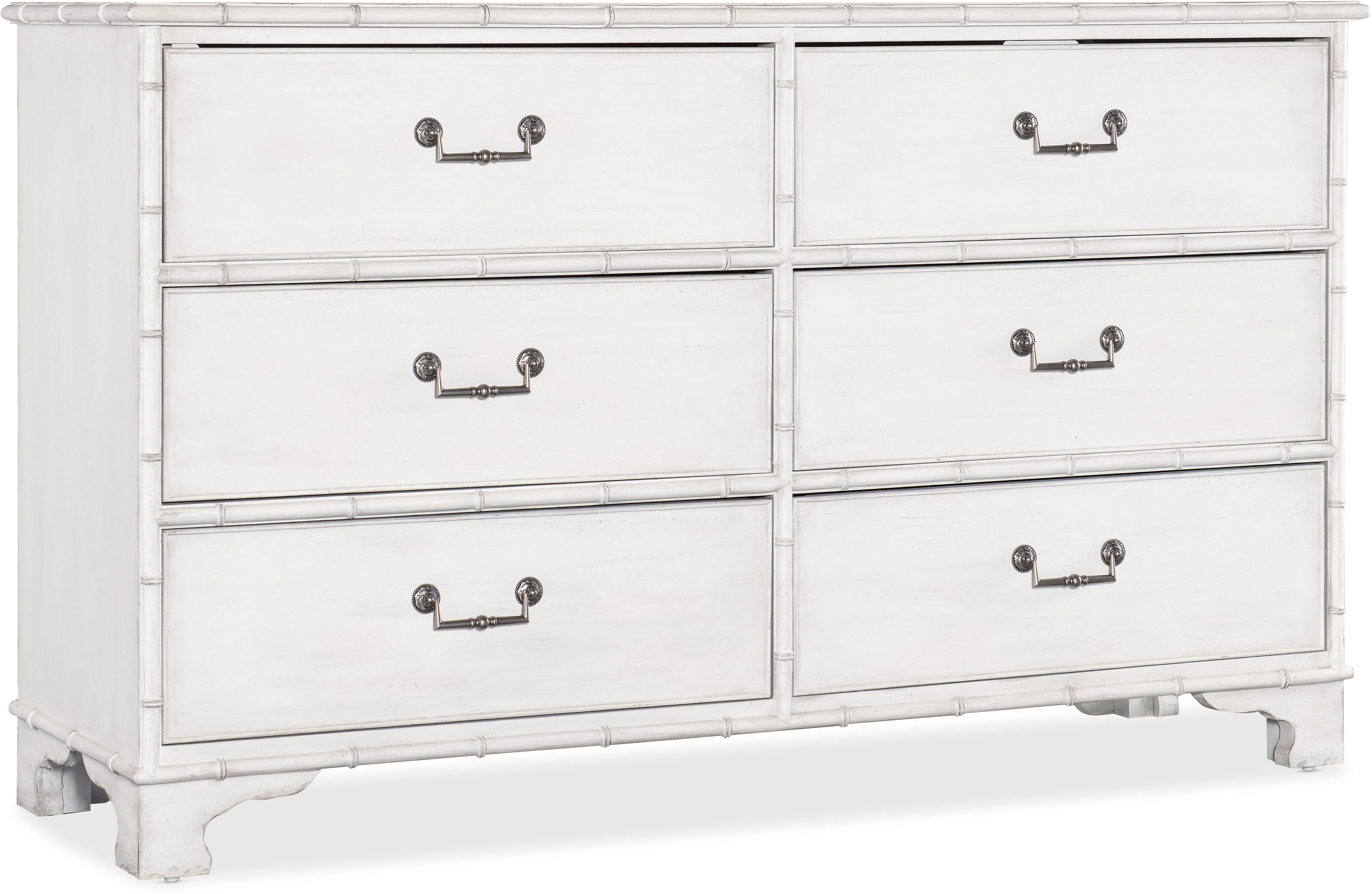 Charleston Six-Drawer Dresser (white heron finish) 6750-90101-06 1 Charleston Six-Drawer Dresser (white heron finish) 6750-90101-06