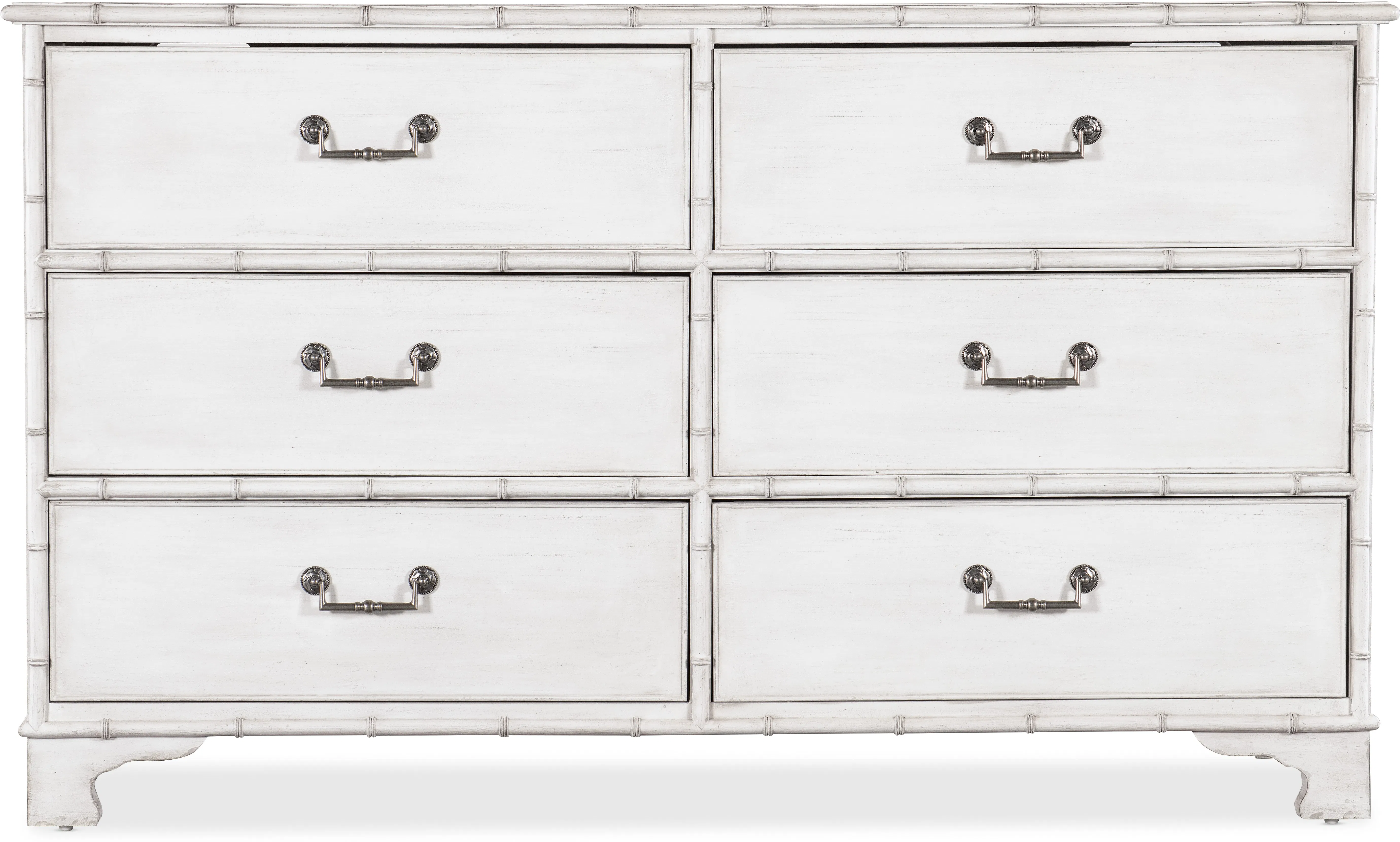 Charleston Six-Drawer Dresser (white heron finish) 6750-90101-06 2 Charleston Six-Drawer Dresser (white heron finish) 6750-90101-06