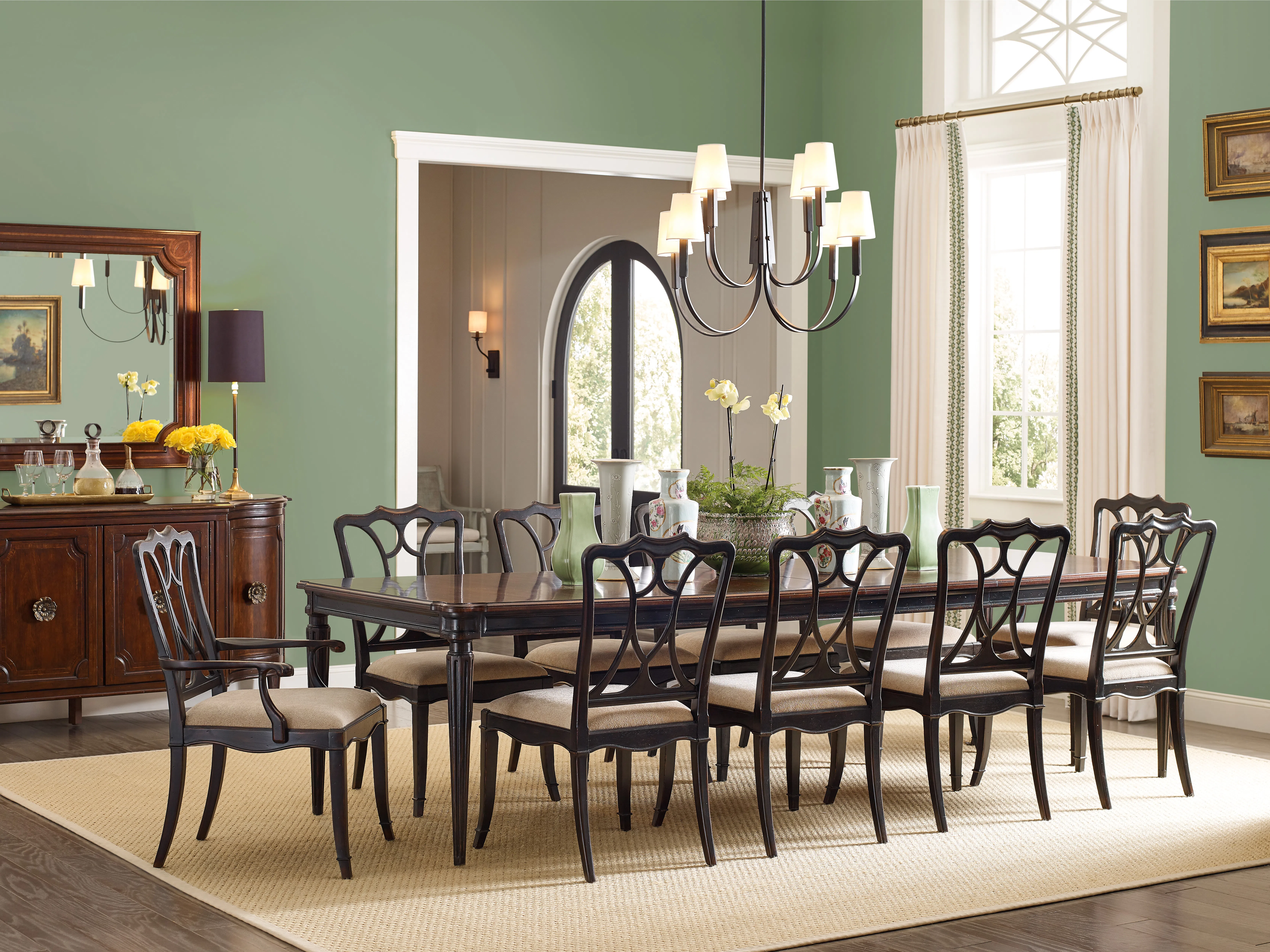 Charleston Upholstered Seat Arm Chair 2 Pack (black cherry finish) 6750-75300-97 6 Charleston Upholstered Seat Arm Chair 2 Pack (black cherry finish) 6750-75300-97