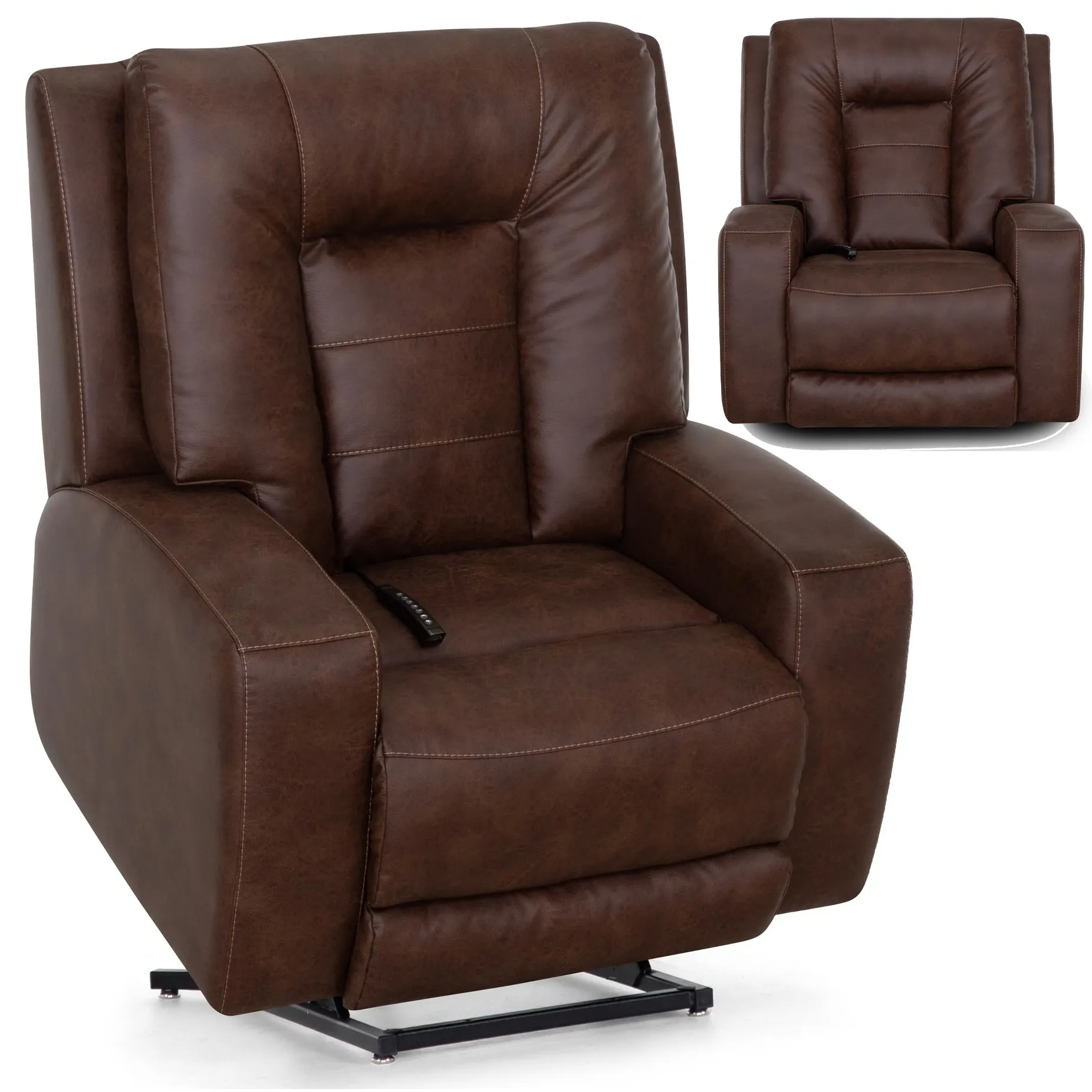 Brooks 4442 Big Man Power Lift Recliner with Neori Air Deep Tissue Massage – 500 lb. Capacity