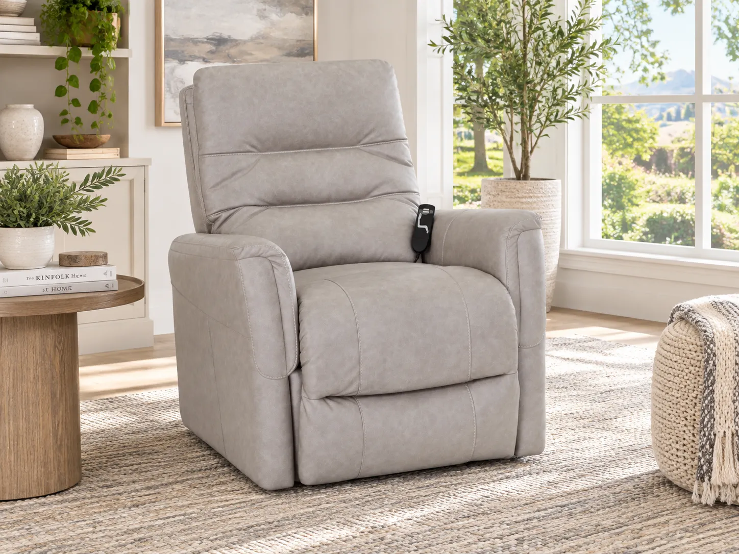 Houston 3-Way Power Lift Reclining Chair 350 Pound Weight Limit Silver (Comfort That Moves With You) 10 Houston 3-Way Power Lift Reclining Chair 350 Pound Weight Limit Silver (Comfort That Moves With You)