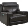Glacier Graphite Power Recliner with Power Headrest 46 Glacier Graphite Power Recliner with Power Headrest