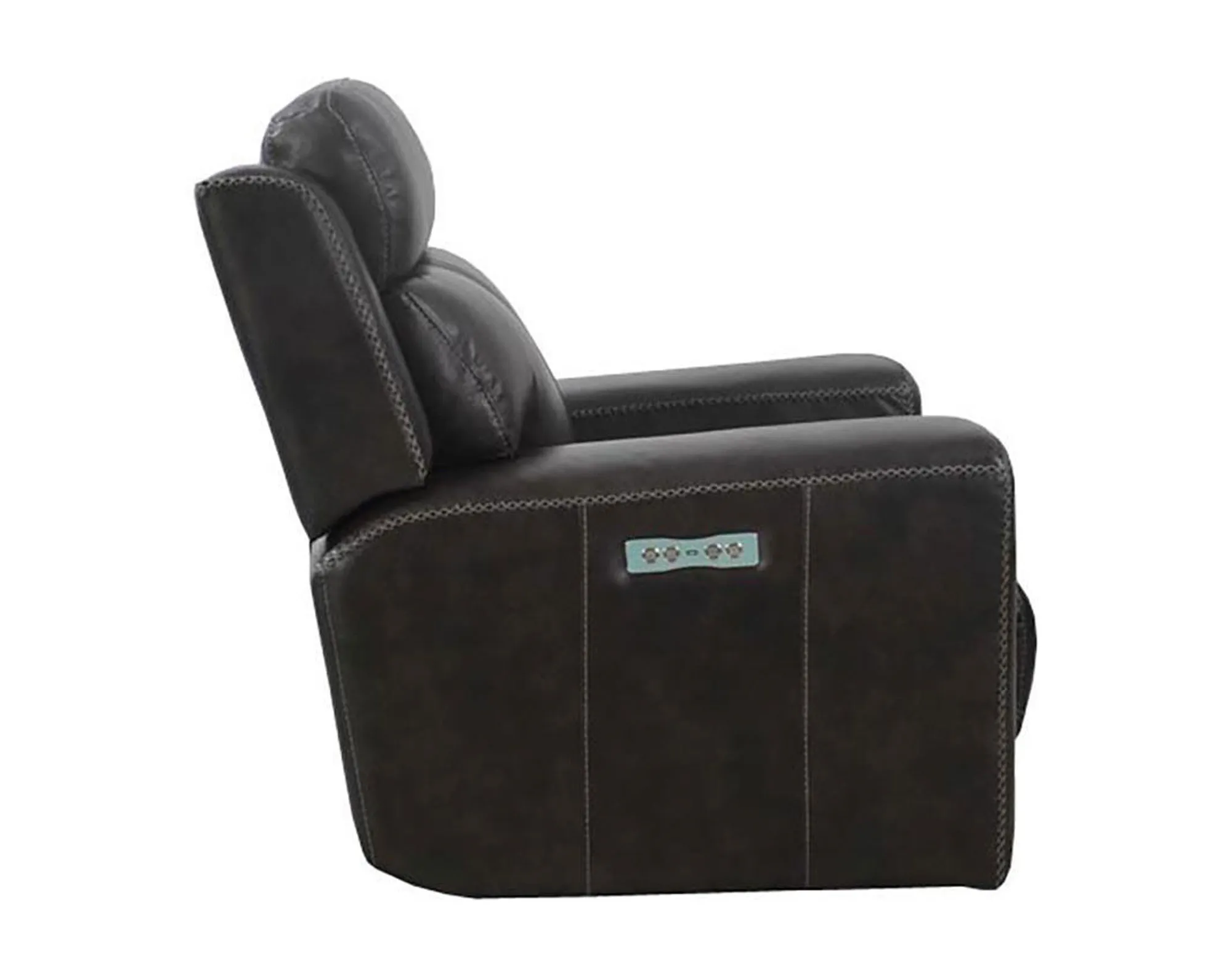 Glacier Graphite Power Recliner with Power Headrest 4 Glacier Graphite Power Recliner with Power Headrest