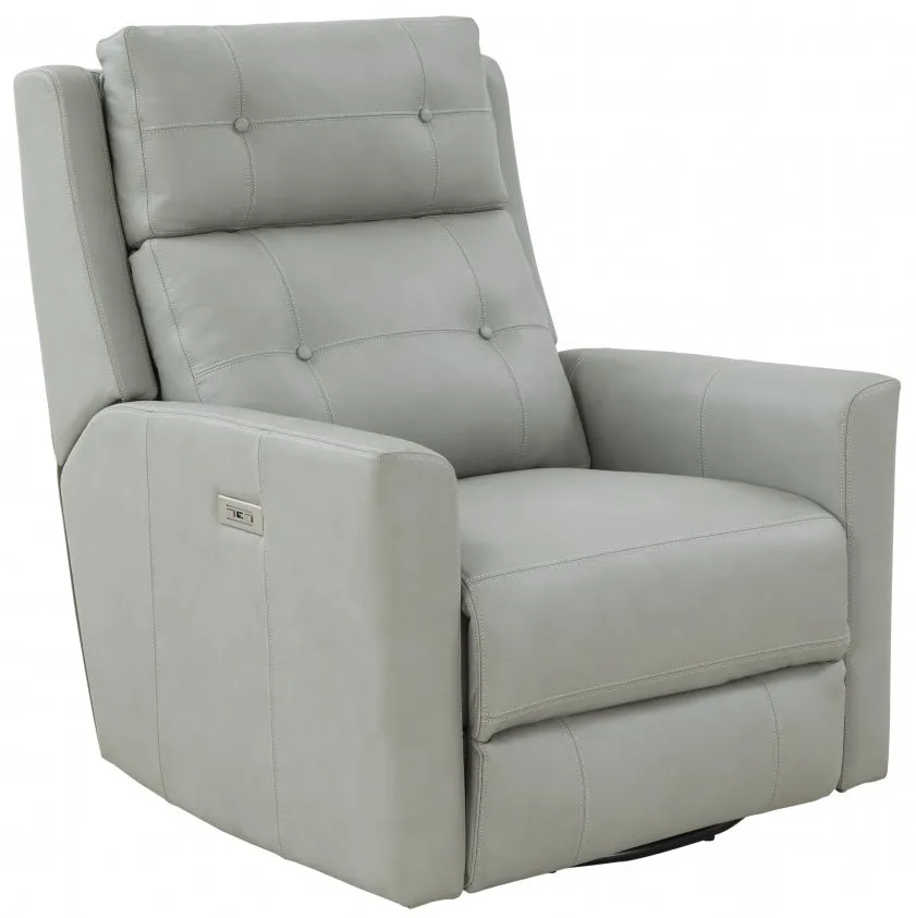 Marconi Swivel Glider Recliner w/Power Recline & Power Head Rest