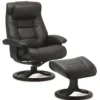 Mustang R Swivel Recliner and Ottoman Black - 2 sizes (In stock - fast shipping) 11 Mustang R Swivel Recliner and Ottoman Black - 2 sizes (In stock - fast shipping)