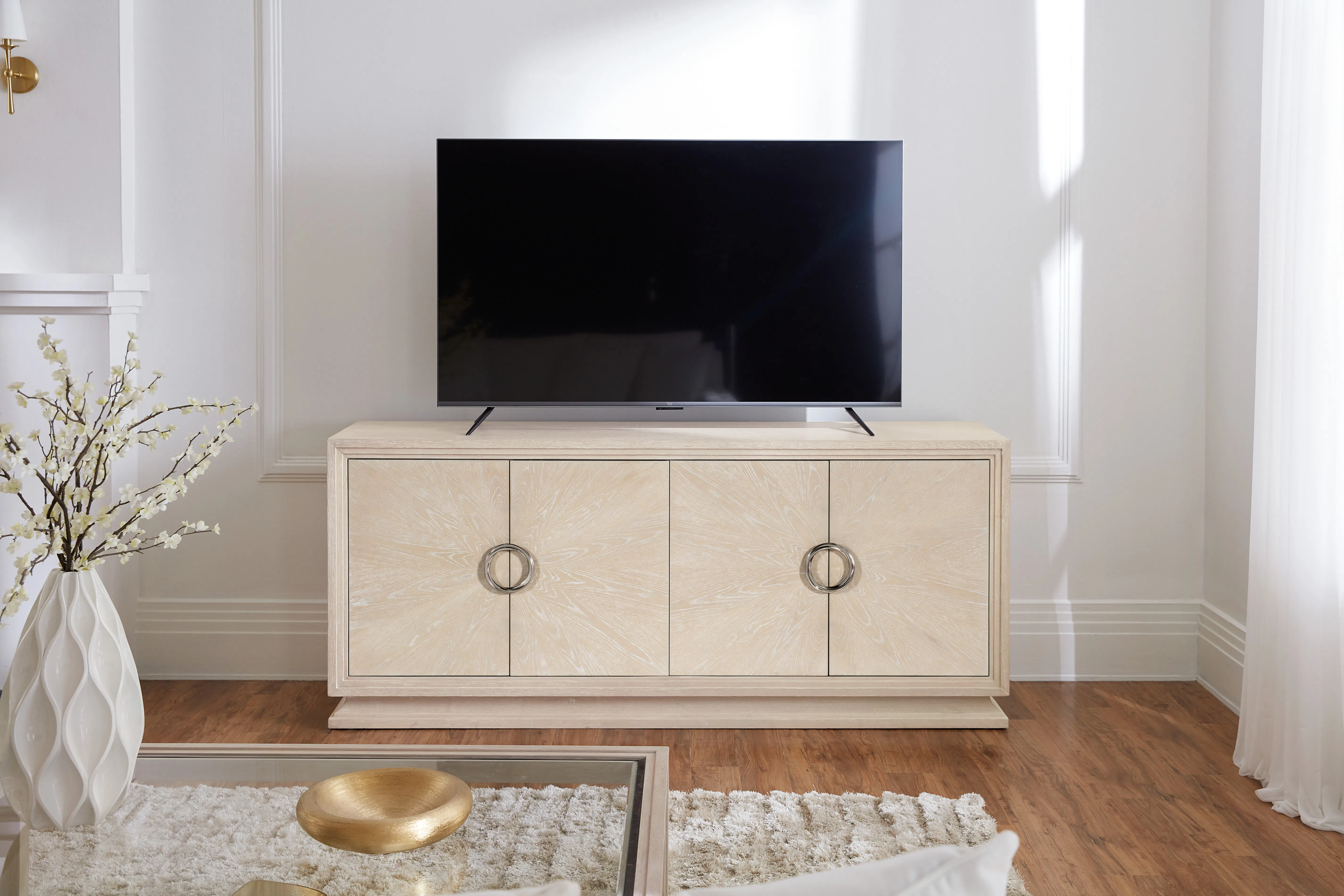 Nouveau Chic Entertainment Console (sandstone finish) 6500-55484-80 4 Nouveau Chic Entertainment Console (sandstone finish) 6500-55484-80