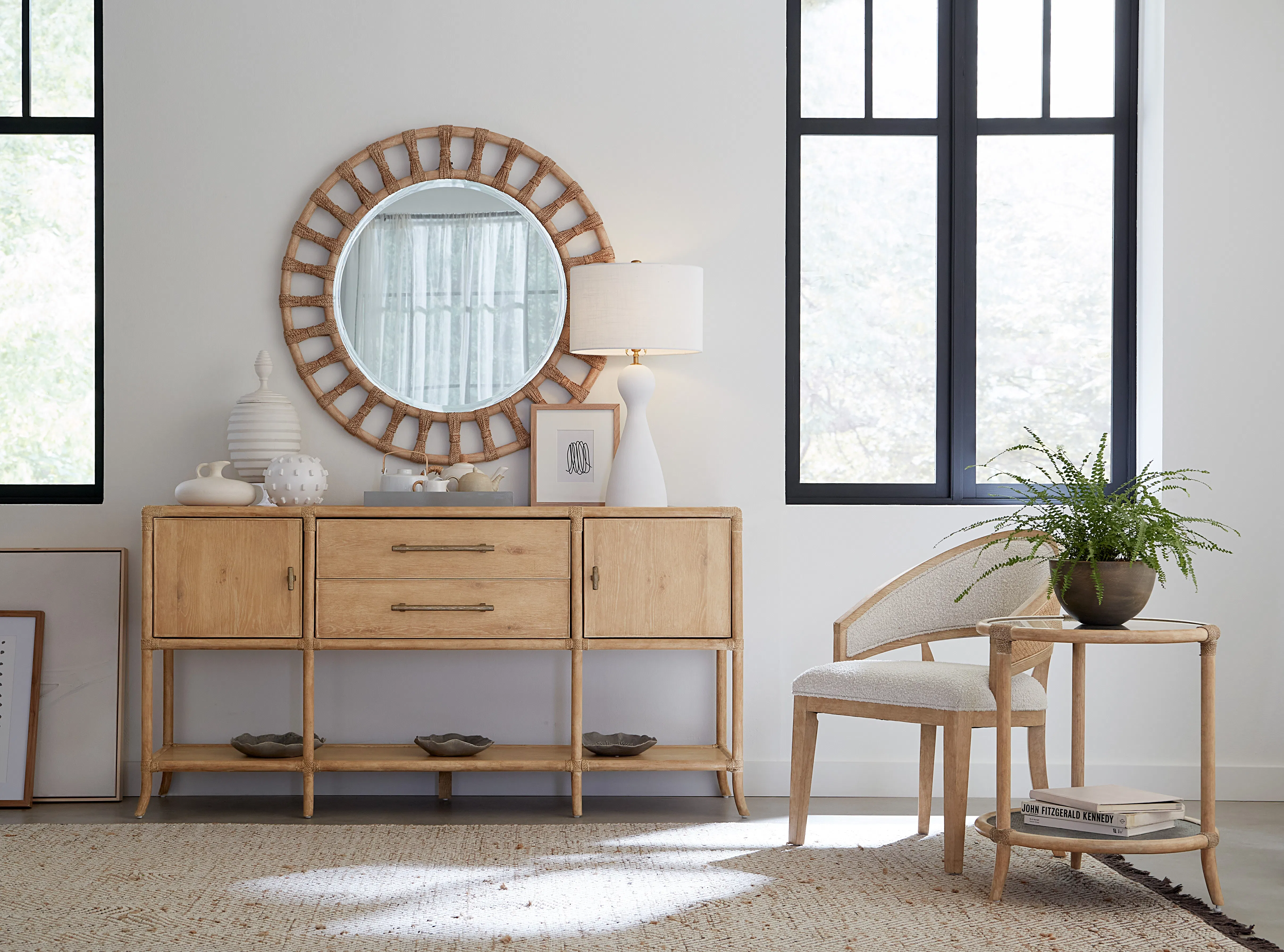 Retreat Cane Barrel Back Chair (light sand finish) 6950-75400-80 8 Retreat Cane Barrel Back Chair (light sand finish) 6950-75400-80