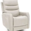 San Marco Swivel Recliner w/Power Recline, Power Head Rest & Power Lumbar (Lay Flat) - Dove (In stock)