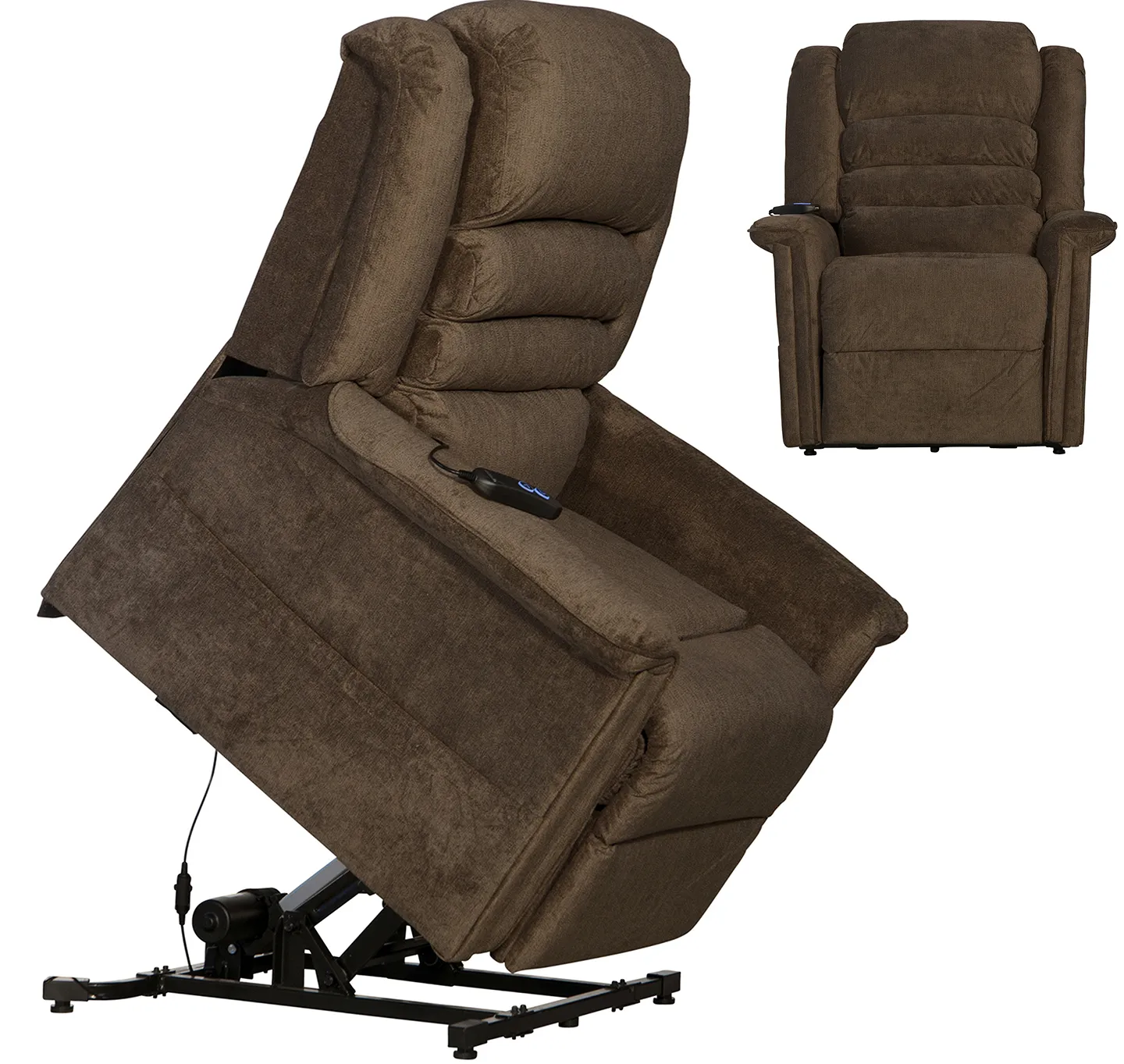 Invincible Power Lift Full Lay-Out Chaise Recliner LiveSmart Performance Fabric (two colors) 1 Invincible Power Lift Full Lay-Out Chaise Recliner LiveSmart Performance Fabric (two colors)