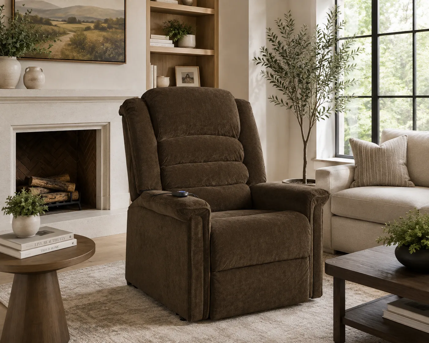 Invincible Power Lift Full Lay-Out Chaise Recliner LiveSmart Performance Fabric (two colors) 10 Invincible Power Lift Full Lay-Out Chaise Recliner LiveSmart Performance Fabric (two colors)