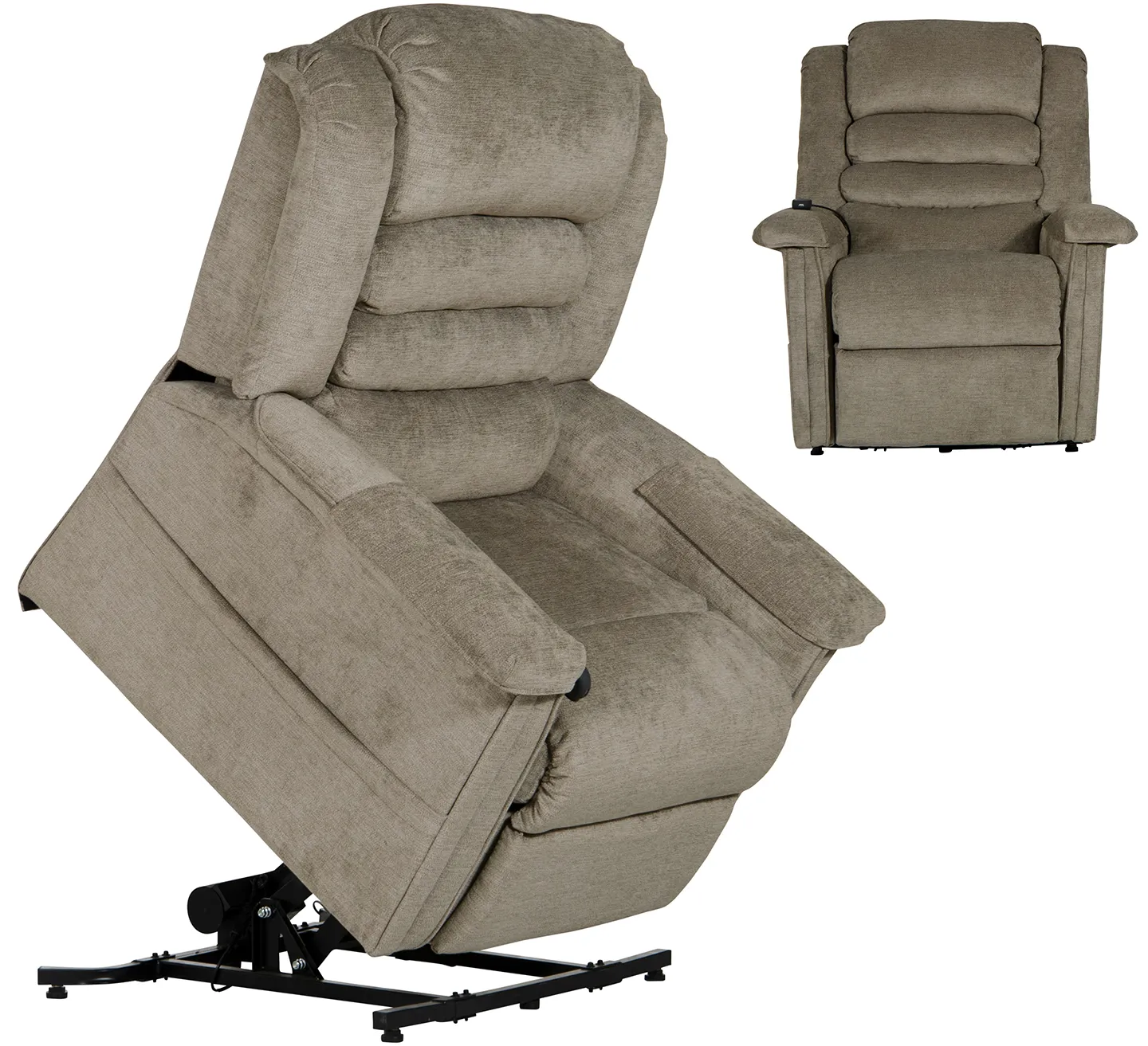 Invincible Power Lift Full Lay-Out Chaise Recliner LiveSmart Performance Fabric (2 colors) 1 Invincible Power Lift Full Lay-Out Chaise Recliner LiveSmart Performance Fabric (2 colors)