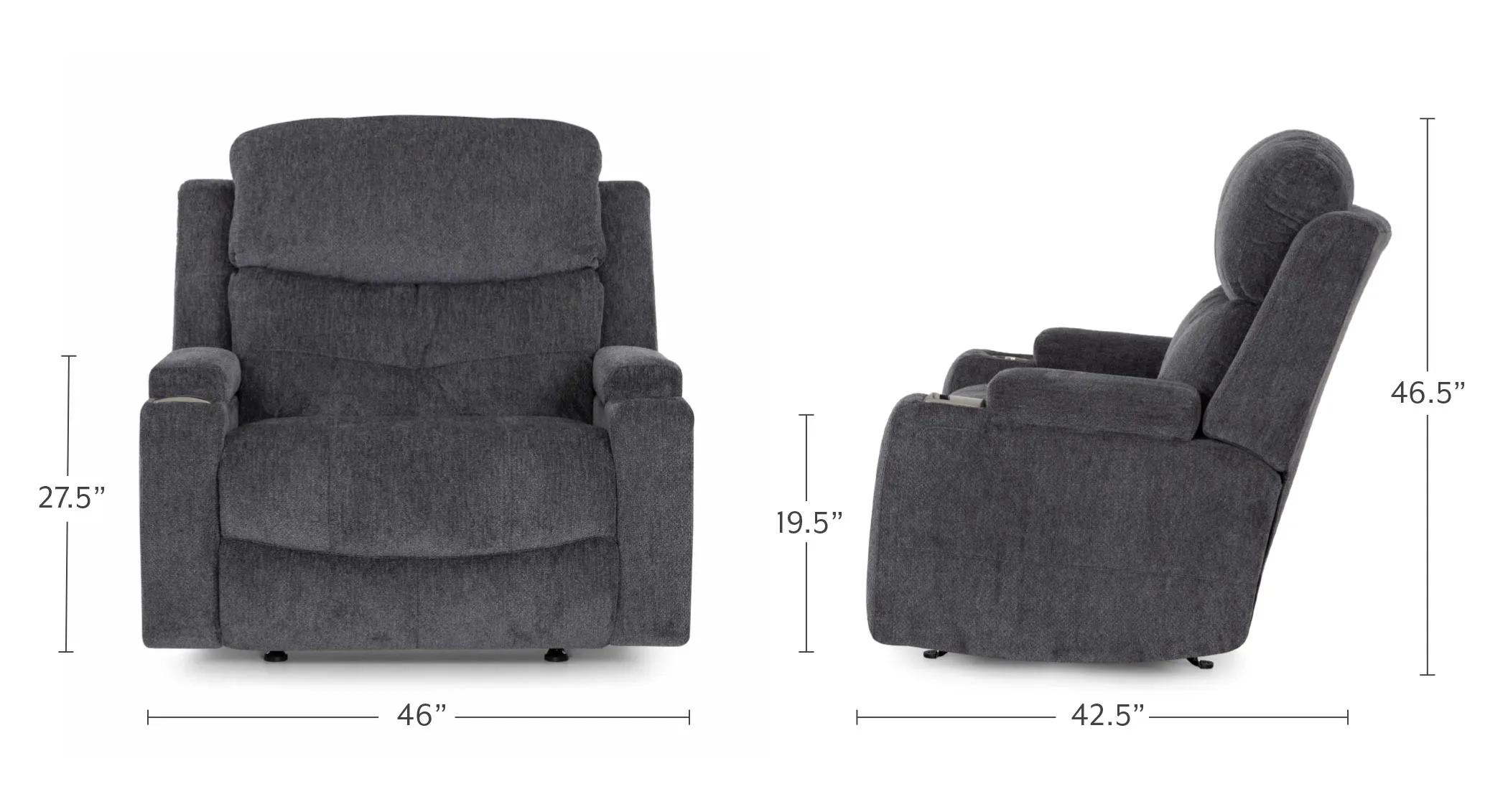 Arlington 8507 Chair & A Half Power Rocker Recliner Sand (Extra-Wide Comfort. Built-In Storage. Wireless Charging) 11 Arlington 8507 Chair & A Half Power Rocker Recliner Sand (Extra-Wide Comfort. Built-In Storage. Wireless Charging)