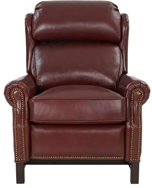 Thornfield Leather Recliner (Cabernet) In stock 2 Thornfield Leather Recliner (Cabernet) In stock