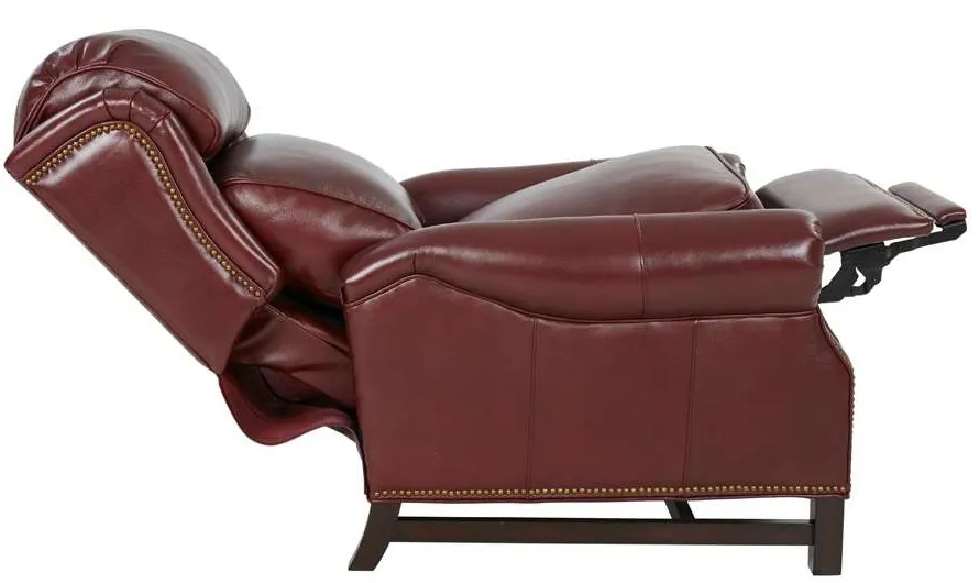 Thornfield Leather Recliner (Cabernet) In stock 3 Thornfield Leather Recliner (Cabernet) In stock