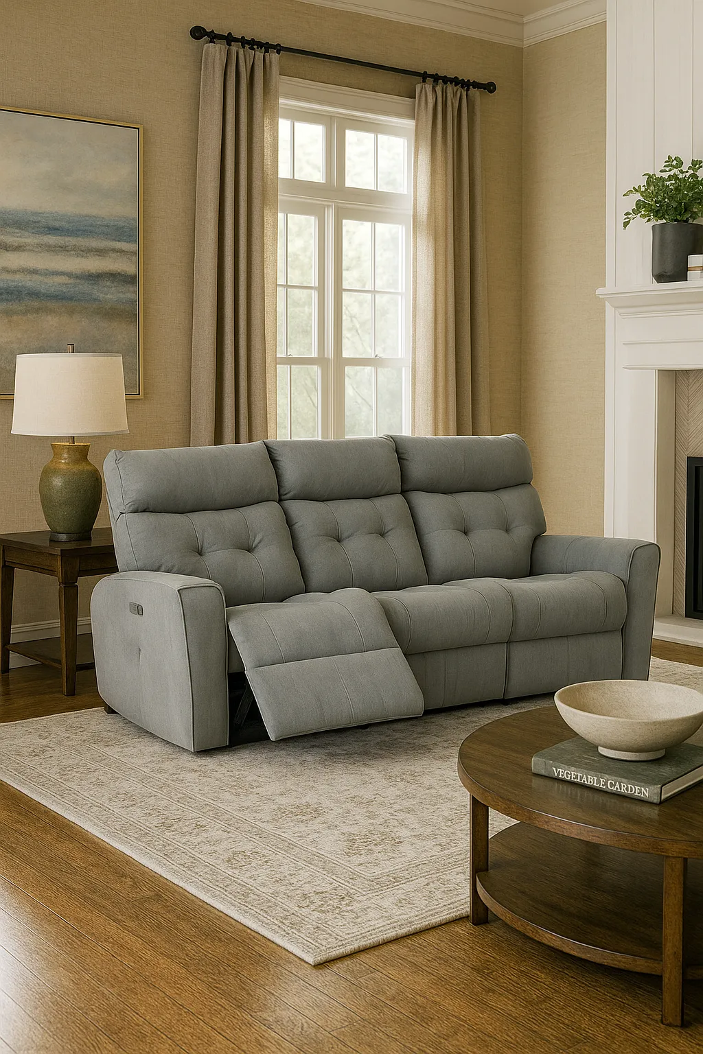 Acacia 41080 Power Headrest Power Reclining Sofa (86") +50 fabrics 5 Acacia 41080 Power Headrest Power Reclining Sofa (86") +50 fabrics