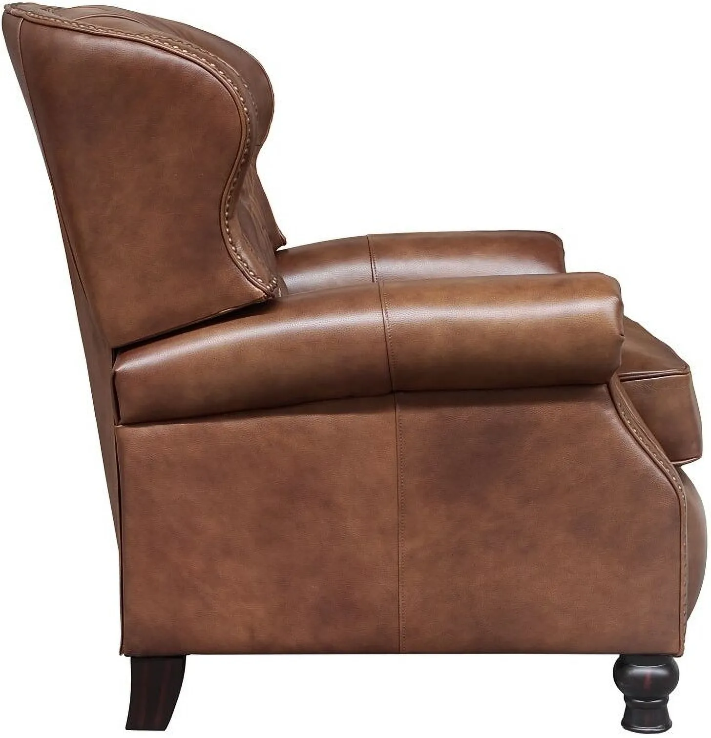 Writer's Leather Chair Push Thru The Arm Recliner (Tawny) In stock 6 Writer's Leather Chair Push Thru The Arm Recliner (Tawny) In stock