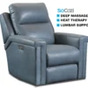 Lexington 374 Dual Power Recliner with SoCozi™ Massage & Heat (+100 fabrics and leathers)