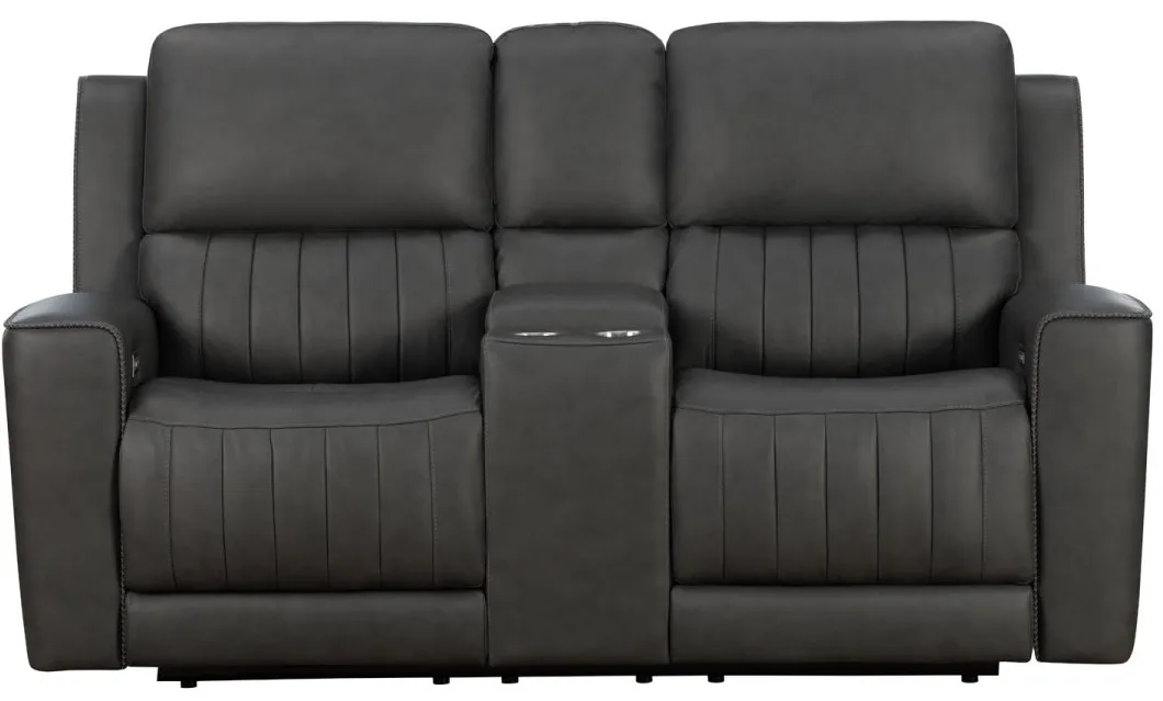 Pierce Zero Gravity Power Recliner w/Power Head Rest & Power Lumbar (Gray) In stock 12 Pierce Zero Gravity Power Recliner w/Power Head Rest & Power Lumbar (Gray) In stock