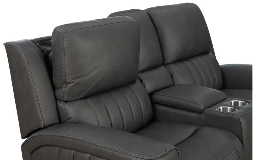 Pierce Zero Gravity Power Recliner w/Power Head Rest & Power Lumbar (Gray) In stock 15 Pierce Zero Gravity Power Recliner w/Power Head Rest & Power Lumbar (Gray) In stock