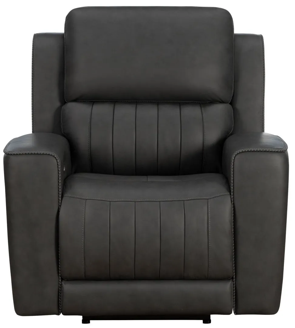 Pierce Zero Gravity Power Recliner w/Power Head Rest & Power Lumbar (Gray) In stock 2 Pierce Zero Gravity Power Recliner w/Power Head Rest & Power Lumbar (Gray) In stock