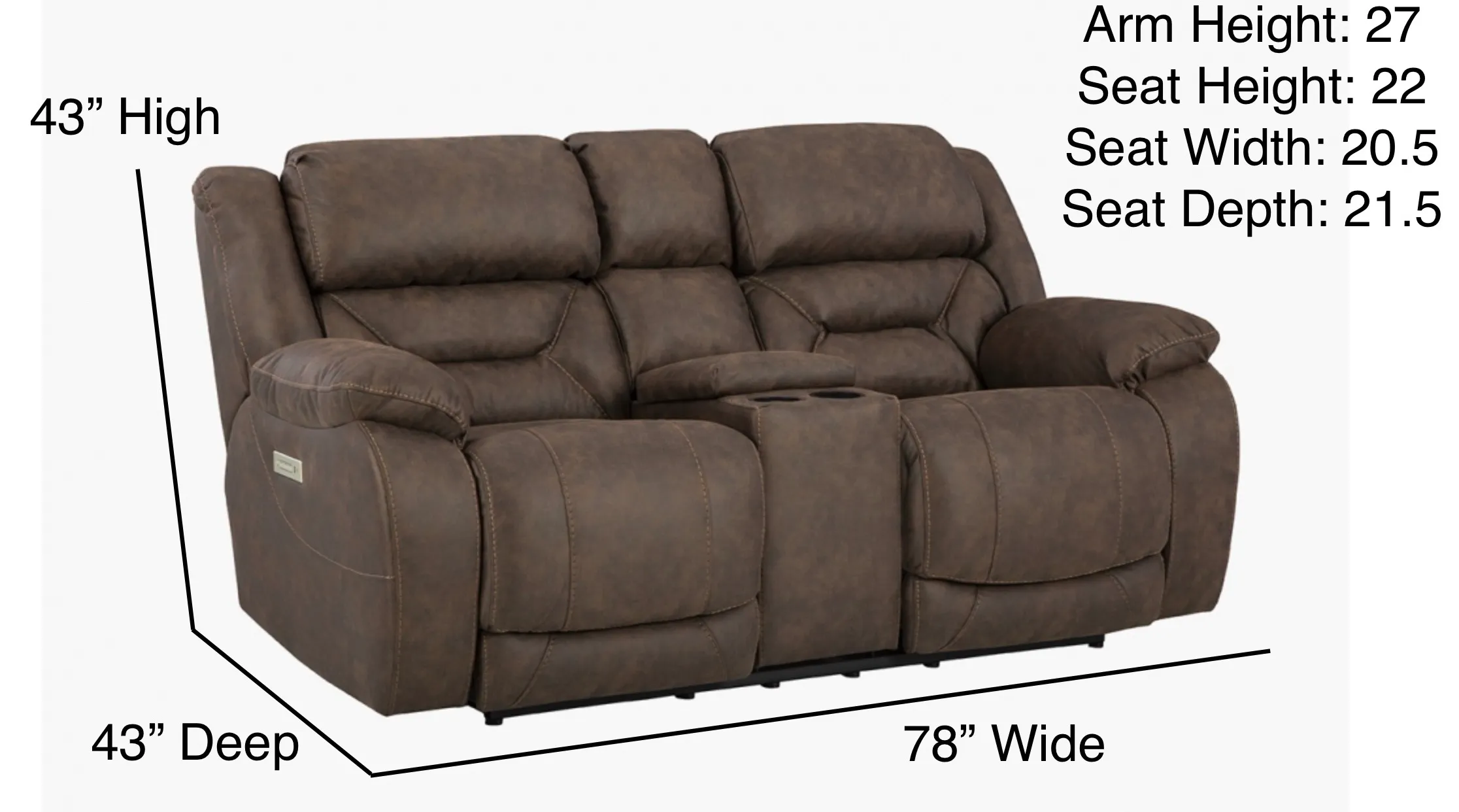 Oakley Zero Gravity Triple Power Wall Saver Recliner Walnut (In stock) 10 Oakley Zero Gravity Triple Power Wall Saver Recliner Walnut (In stock)